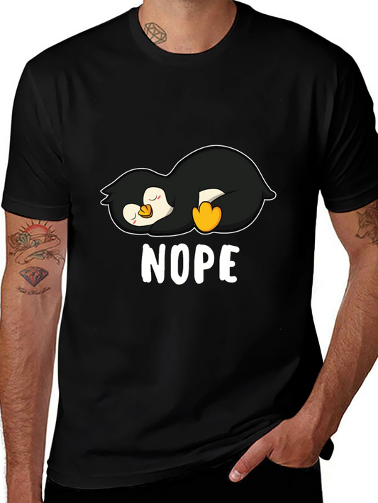 Nope Penguin Graphic Tee
