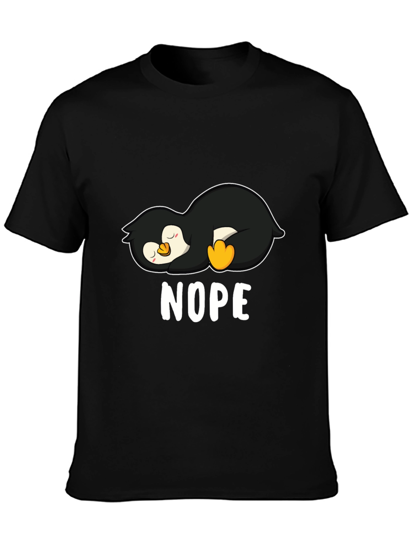 Nope Penguin Graphic Tee
