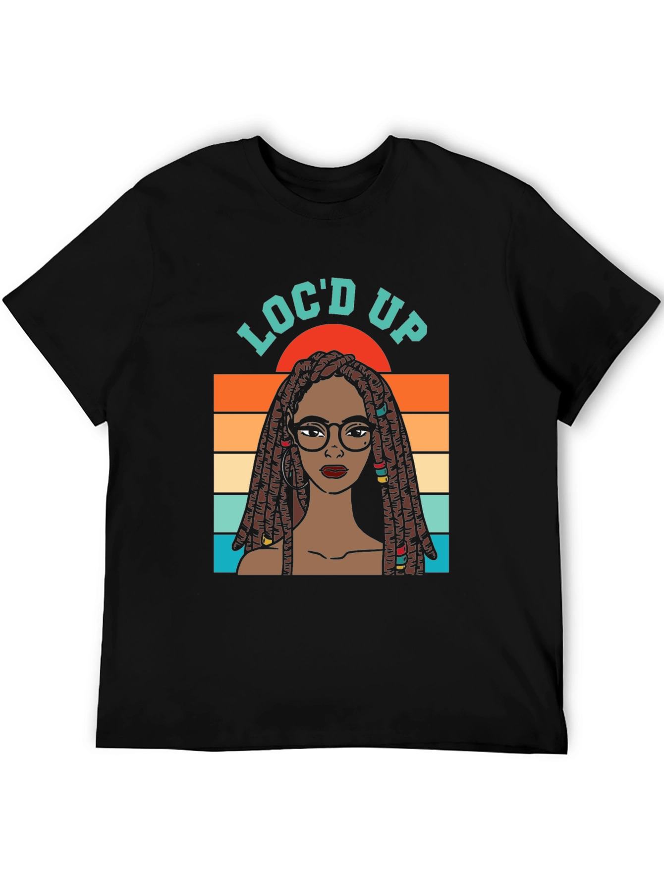 Locd Up Graphic T-Shirt - Unisex Black Tee