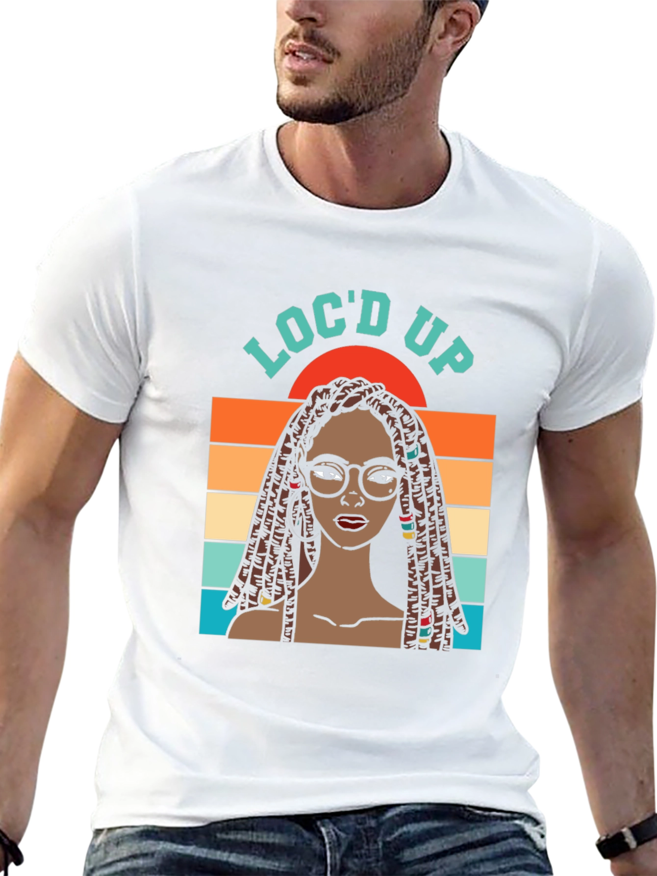 Locd Up Graphic T-Shirt - Unisex Black Tee