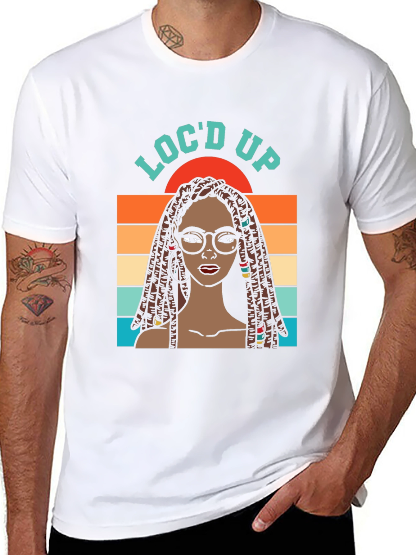 Locd Up Graphic T-Shirt - Unisex Black Tee