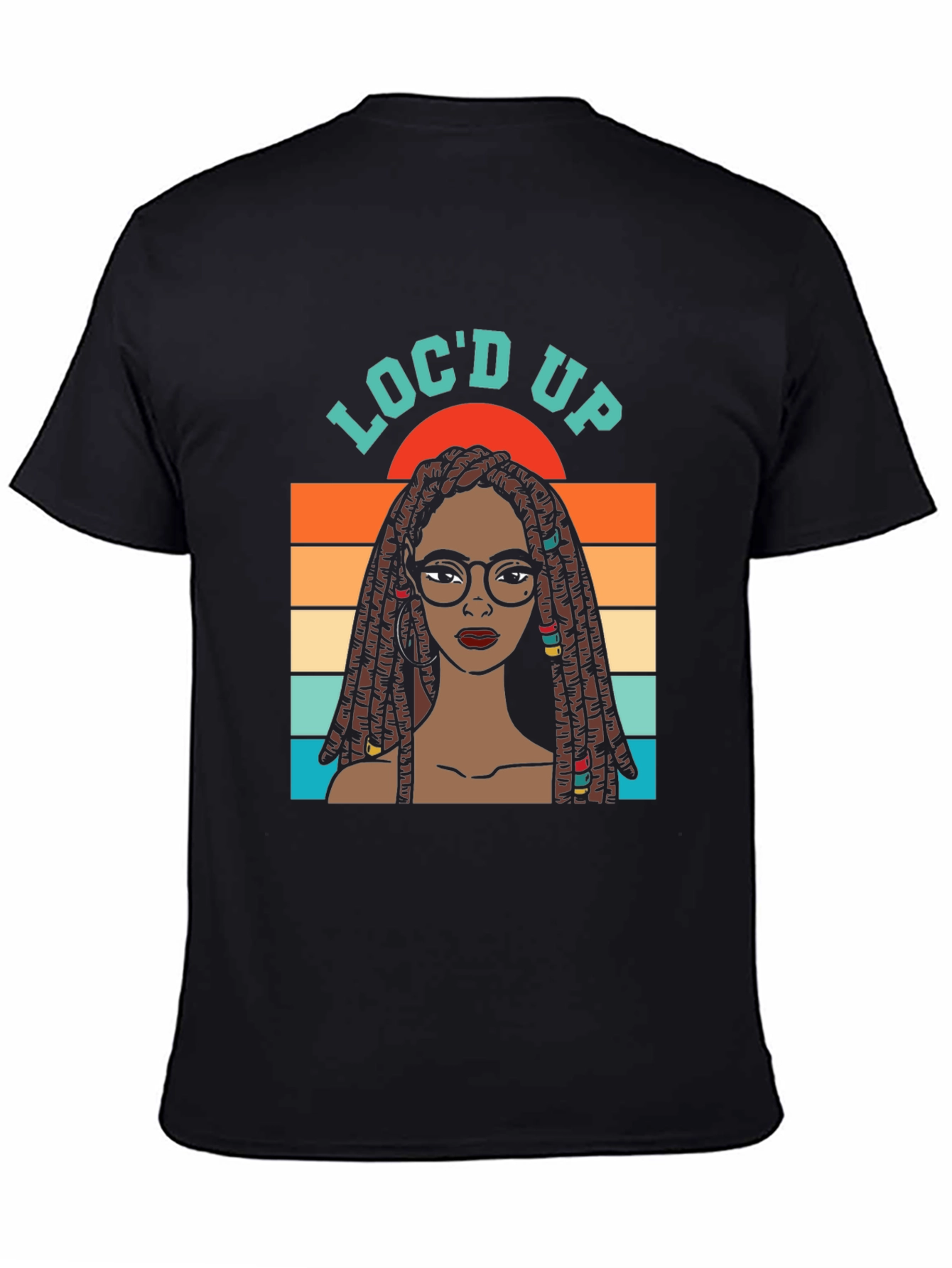 Locd Up Graphic T-Shirt - Unisex Black Tee