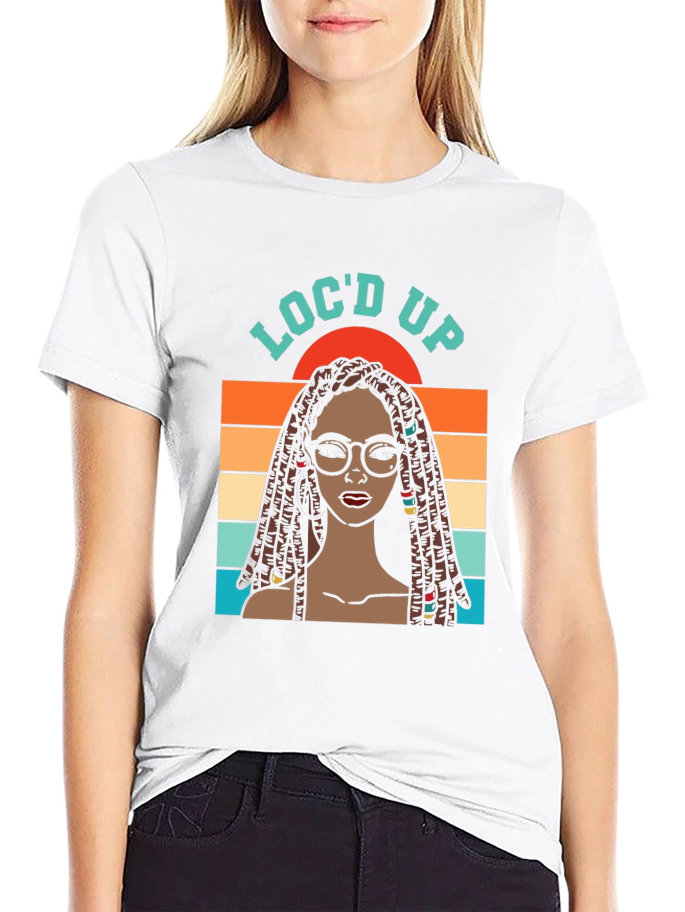 Locd Up Graphic T-Shirt - Unisex Black Tee