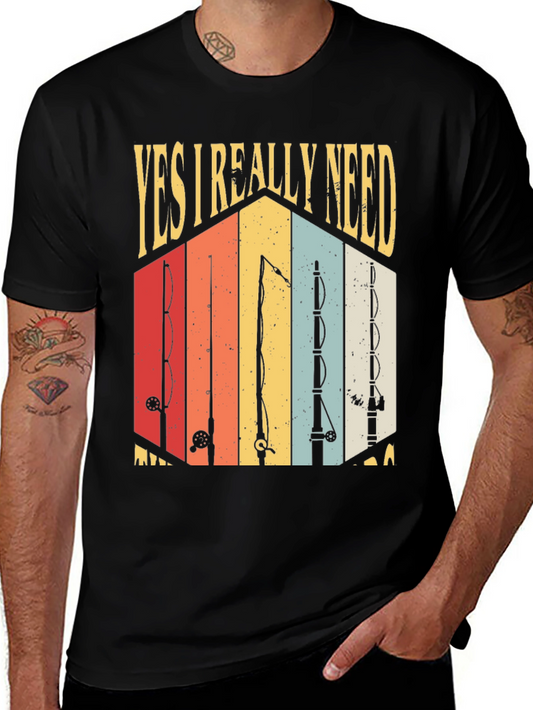 Fishing Retro Graphic T-Shirt