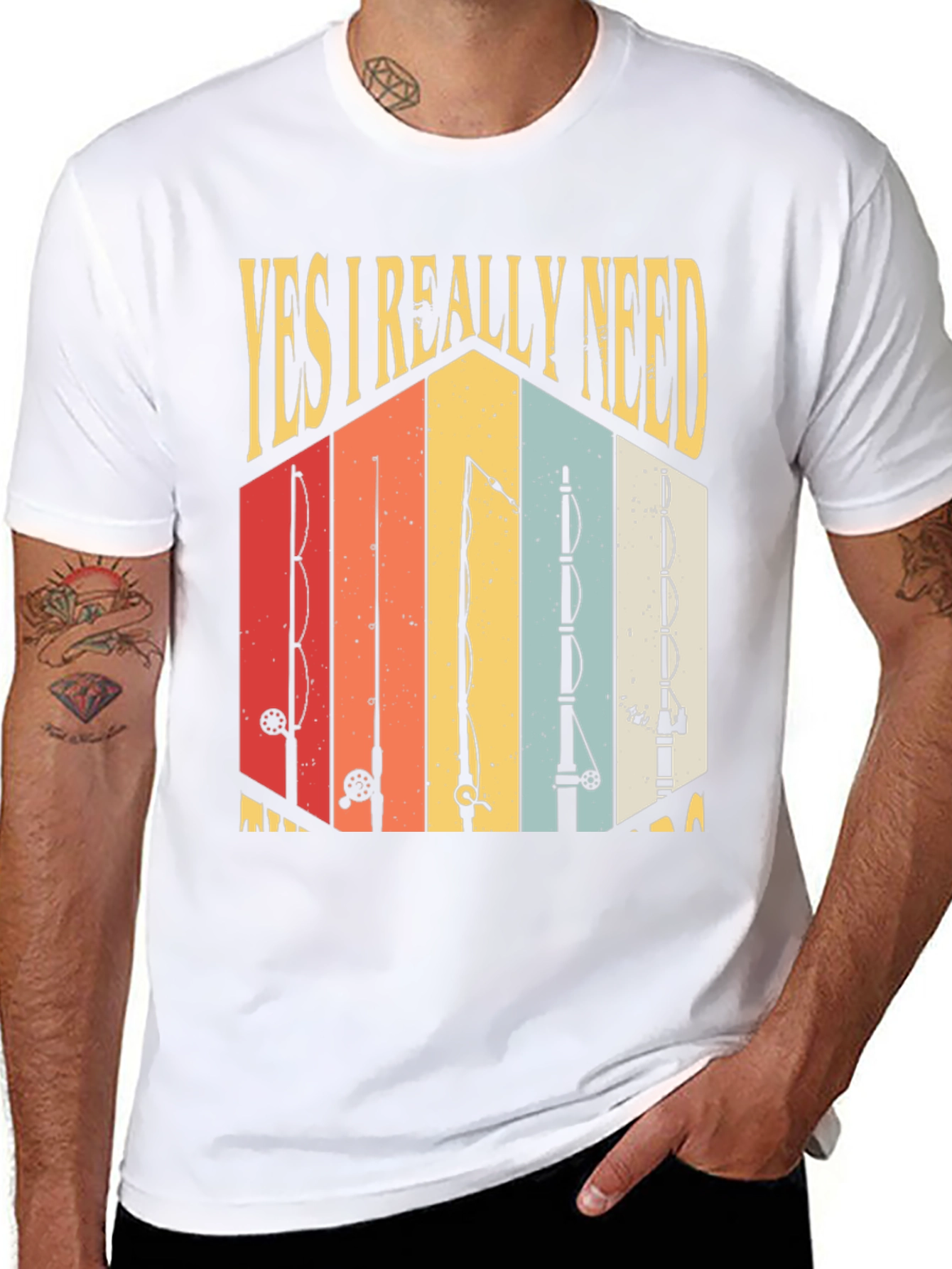 Fishing Retro Graphic T-Shirt