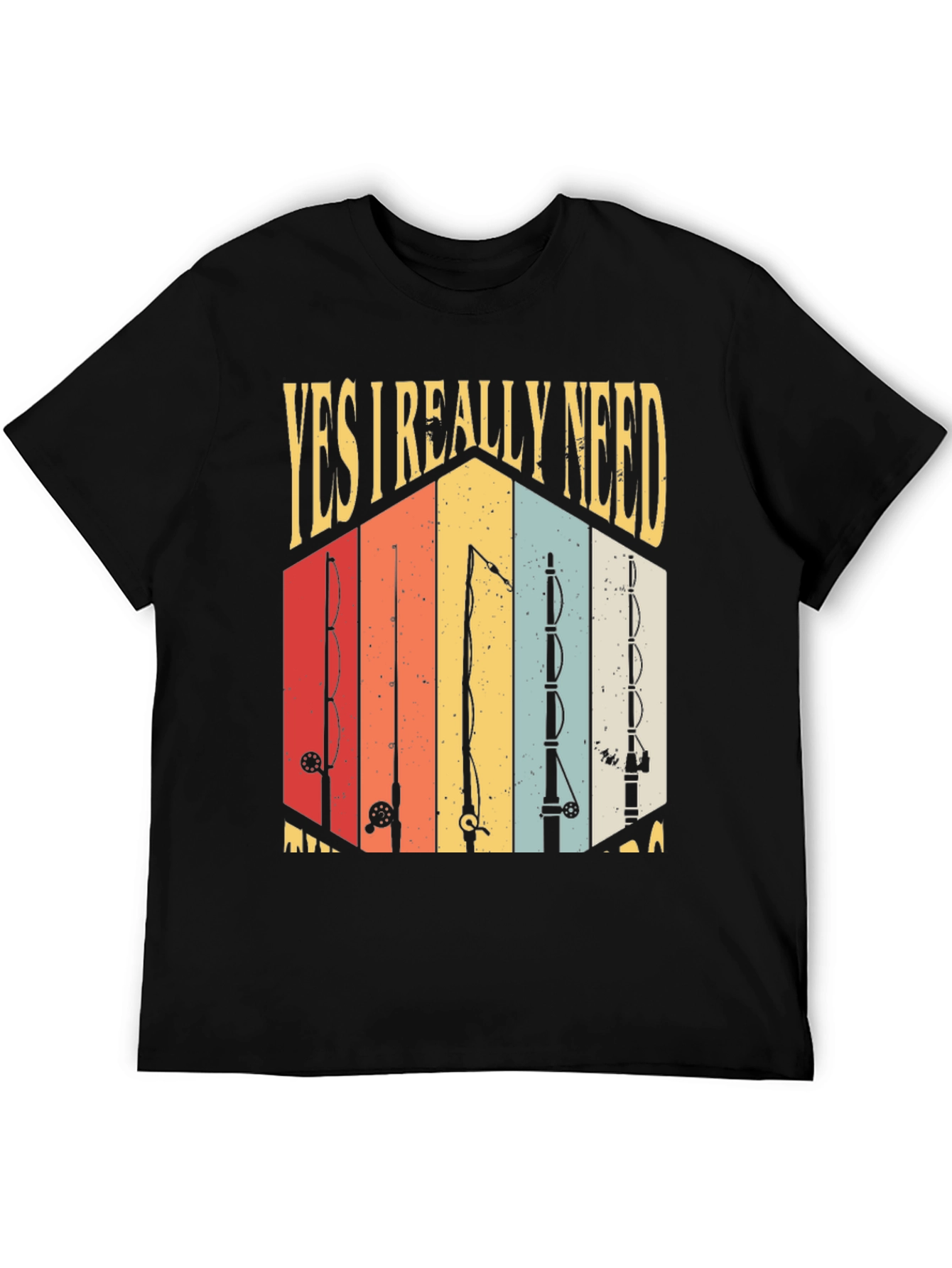 Fishing Retro Graphic T-Shirt