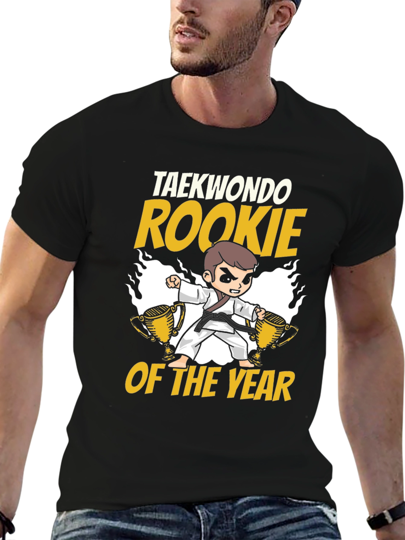 Taekwondo Rookie of the Year Black T-Shirt