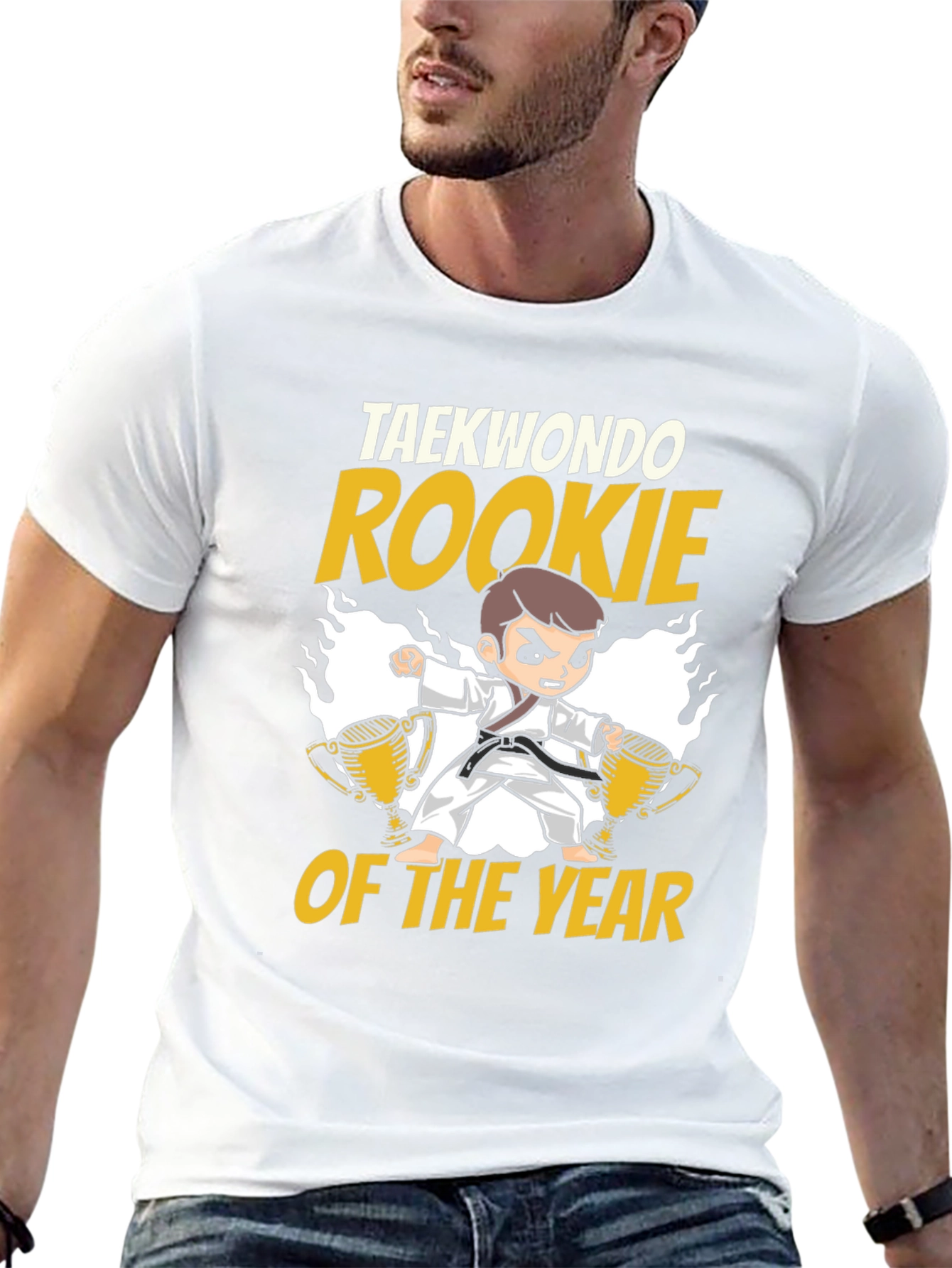Taekwondo Rookie of the Year Black T-Shirt