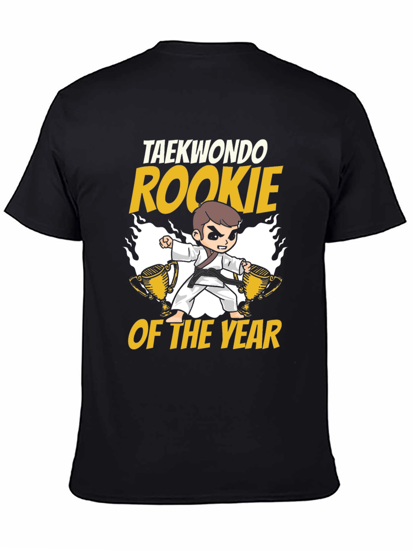 Taekwondo Rookie of the Year Black T-Shirt