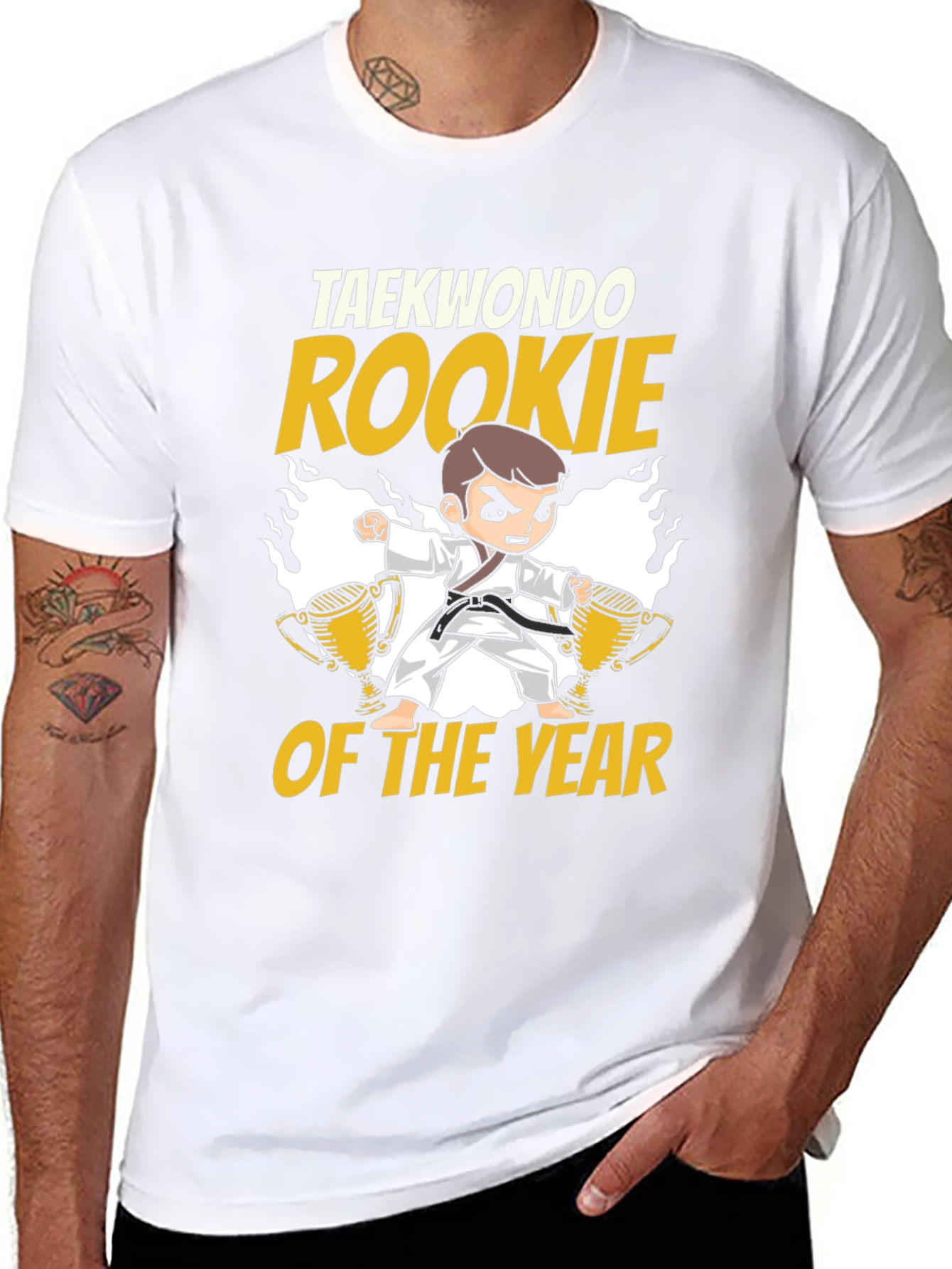 Taekwondo Rookie of the Year Black T-Shirt