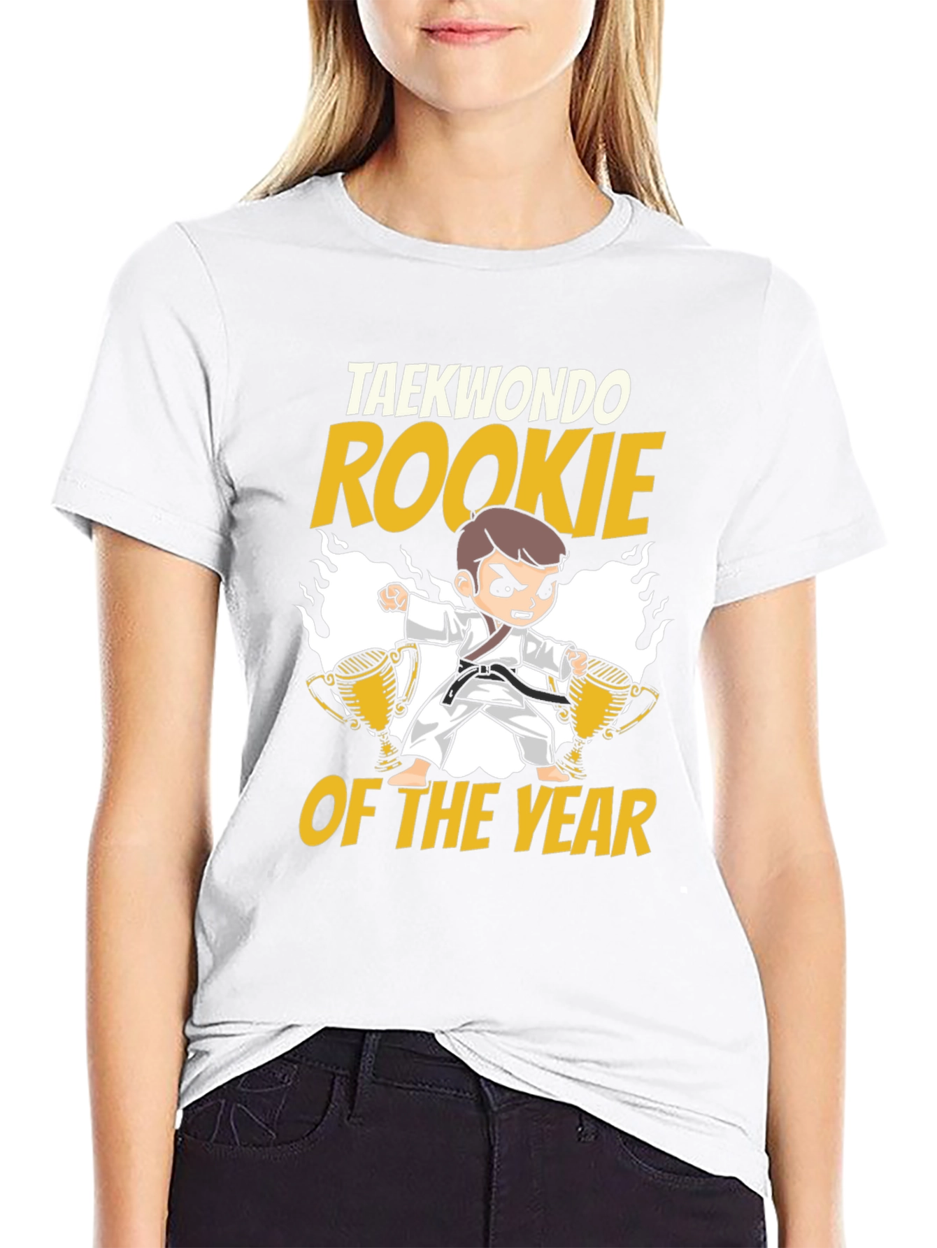 Taekwondo Rookie of the Year Black T-Shirt