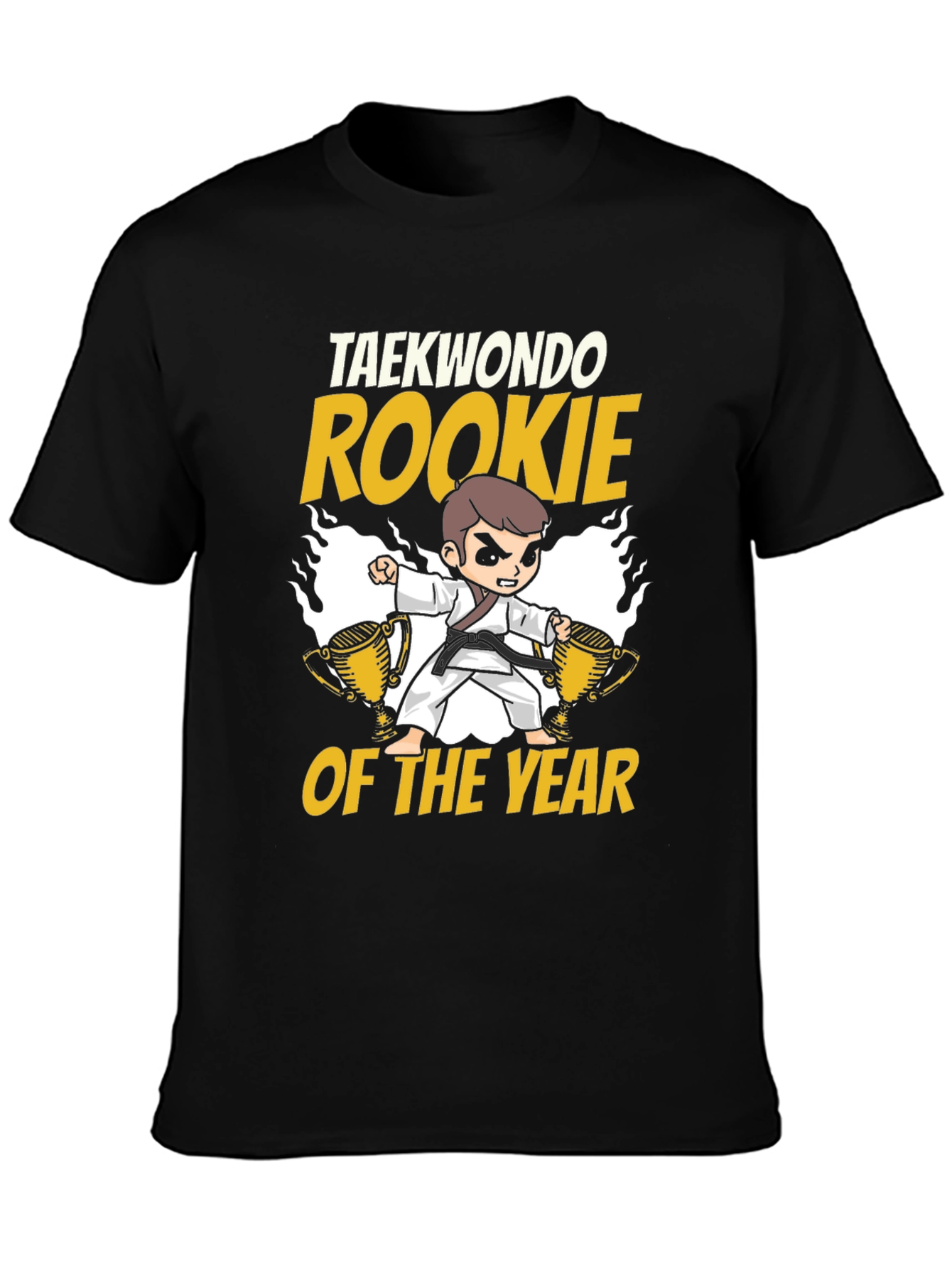 Taekwondo Rookie of the Year Black T-Shirt