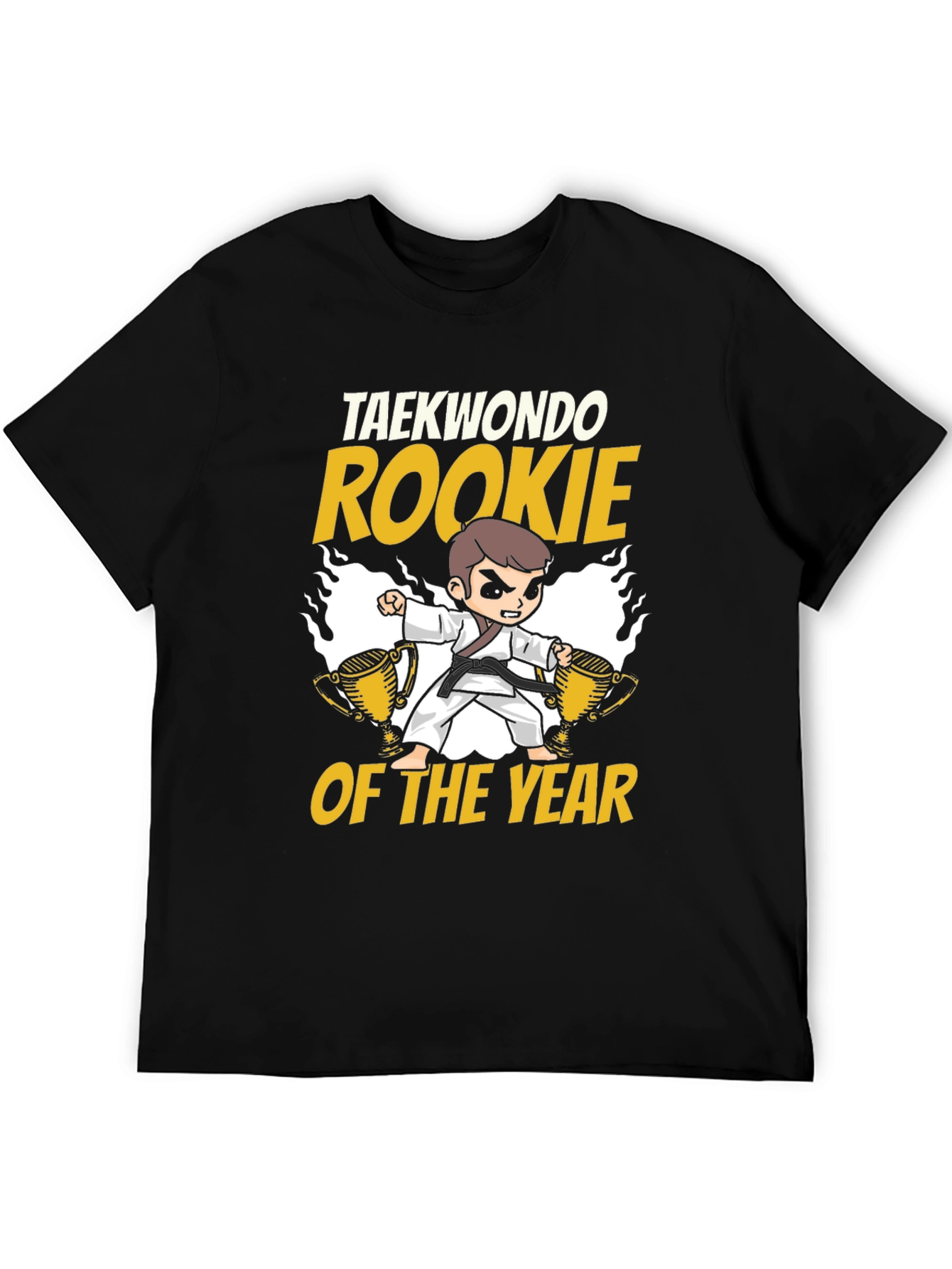Taekwondo Rookie of the Year Black T-Shirt