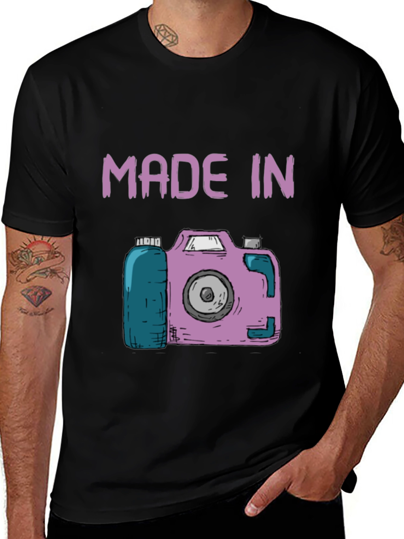 Camera Graphic T-Shirt - Photographer Tee
