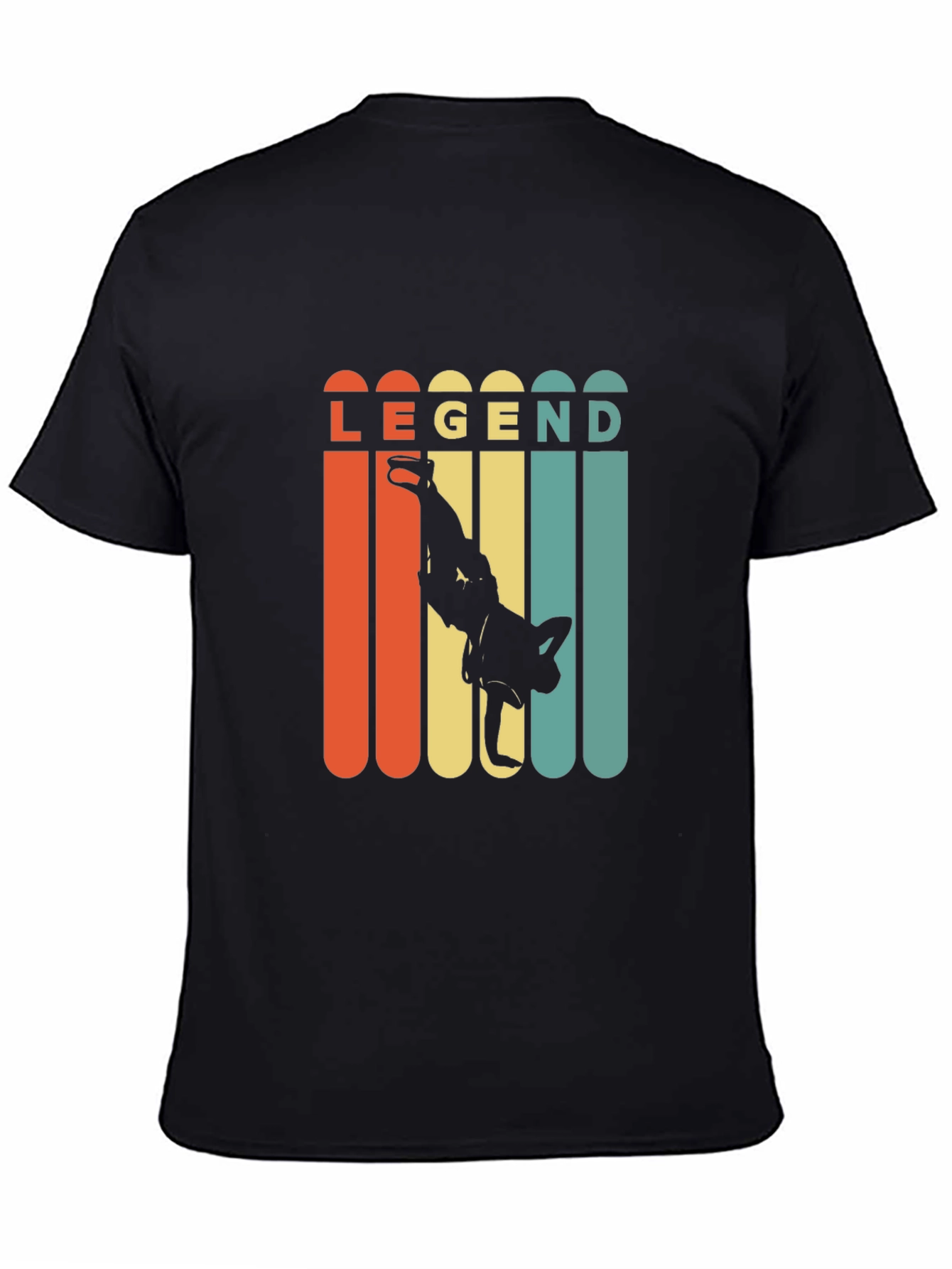 Legend Retro Style Breakdance Black T-Shirt