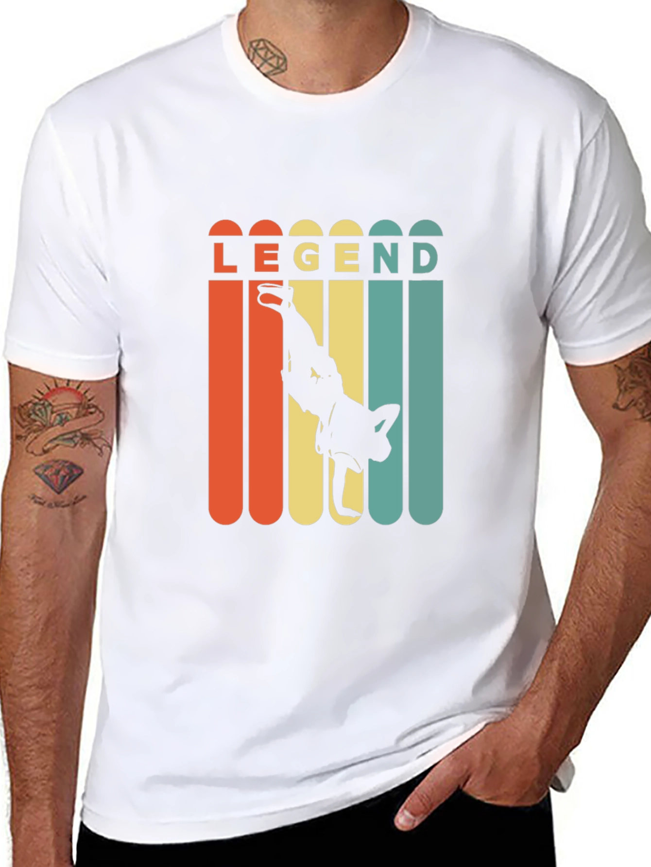 Legend Retro Style Breakdance Black T-Shirt