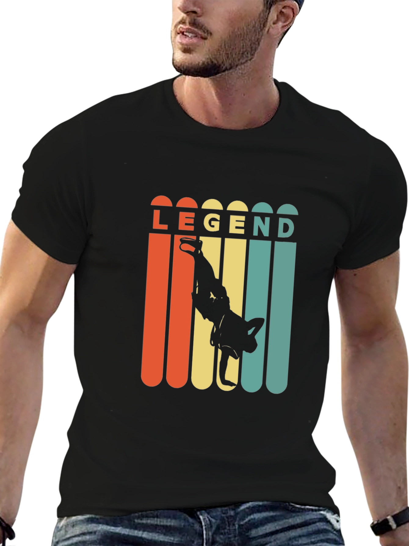 Legend Retro Style Breakdance Black T-Shirt