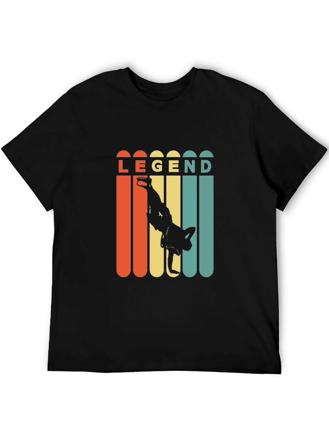 Legend Retro Style Breakdance Black T-Shirt
