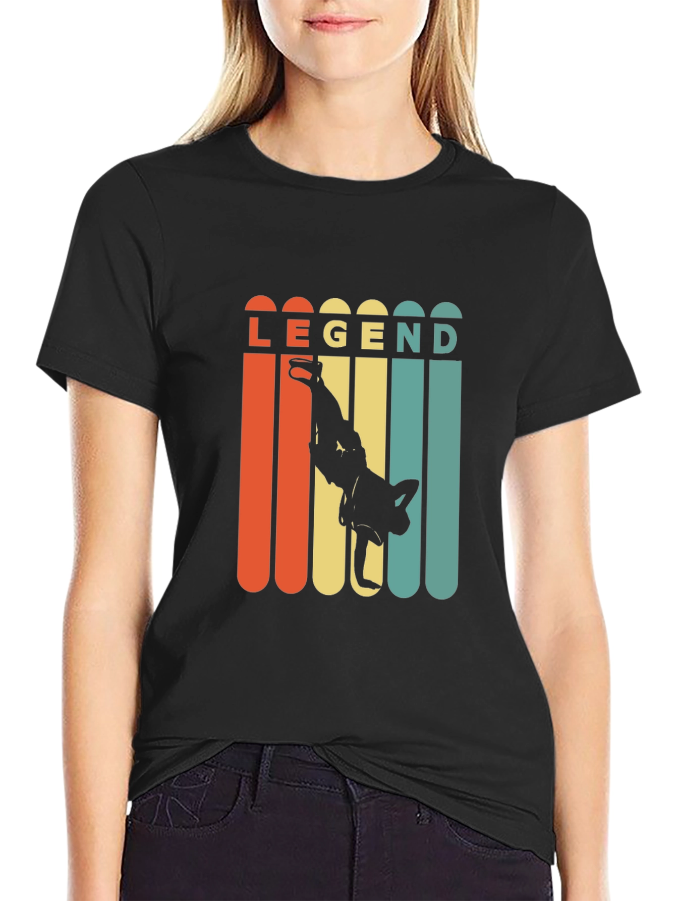Legend Retro Style Breakdance Black T-Shirt
