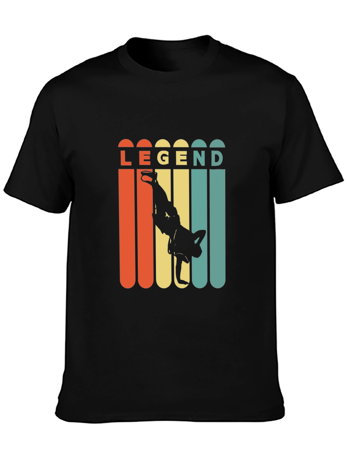 Legend Retro Style Breakdance Black T-Shirt