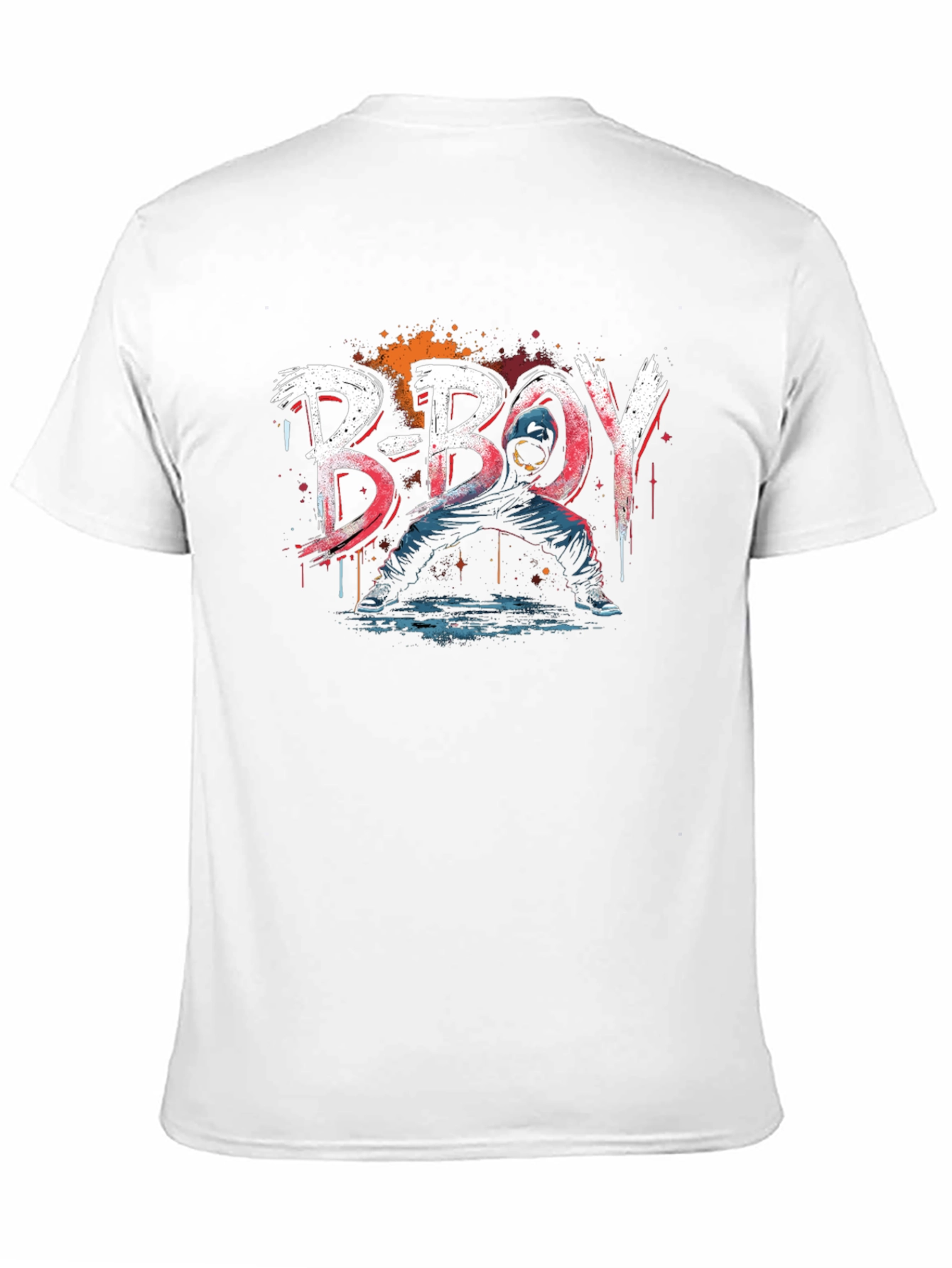B-Boy Graphic Print Tee - Urban Style