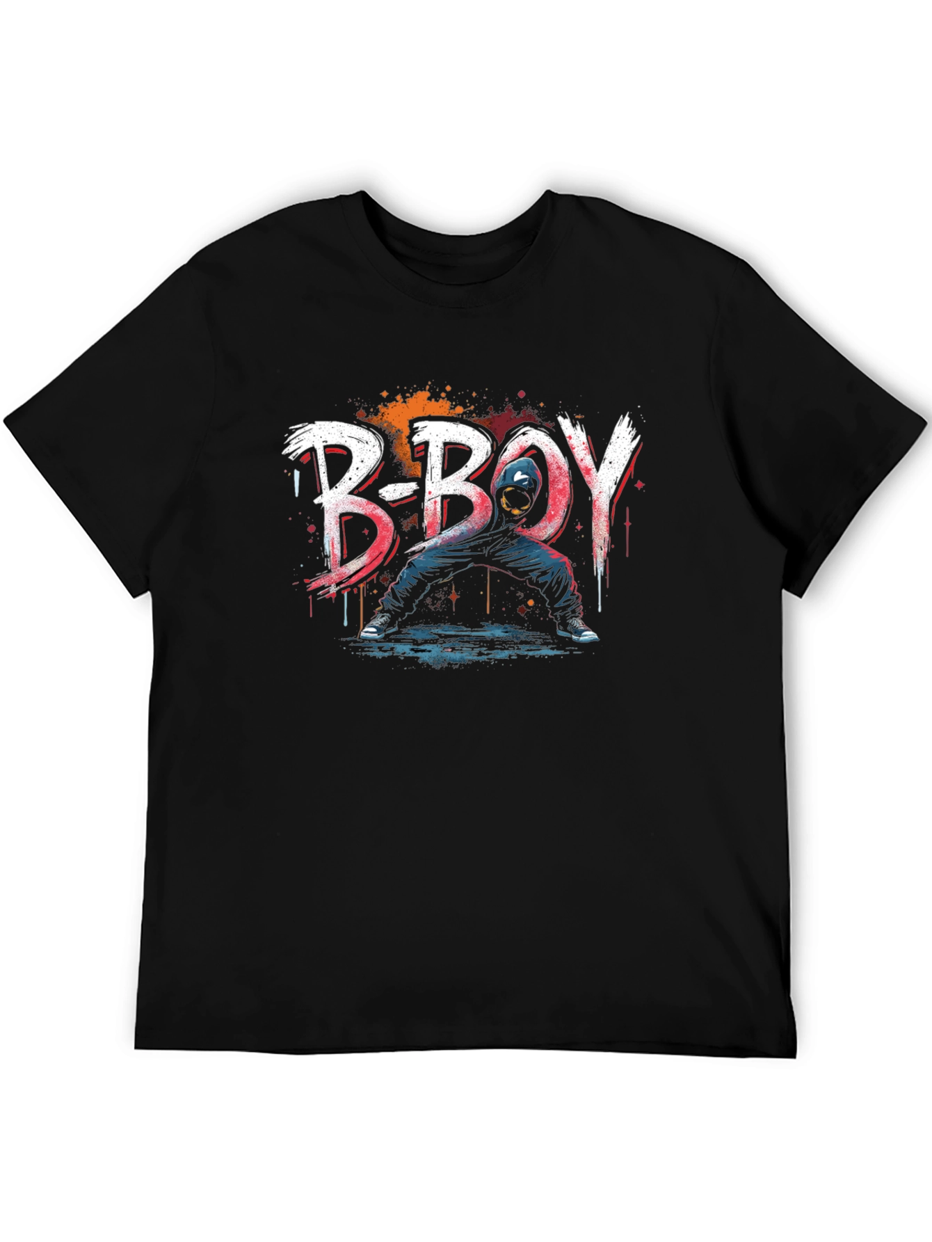 B-Boy Graphic Print Tee - Urban Style