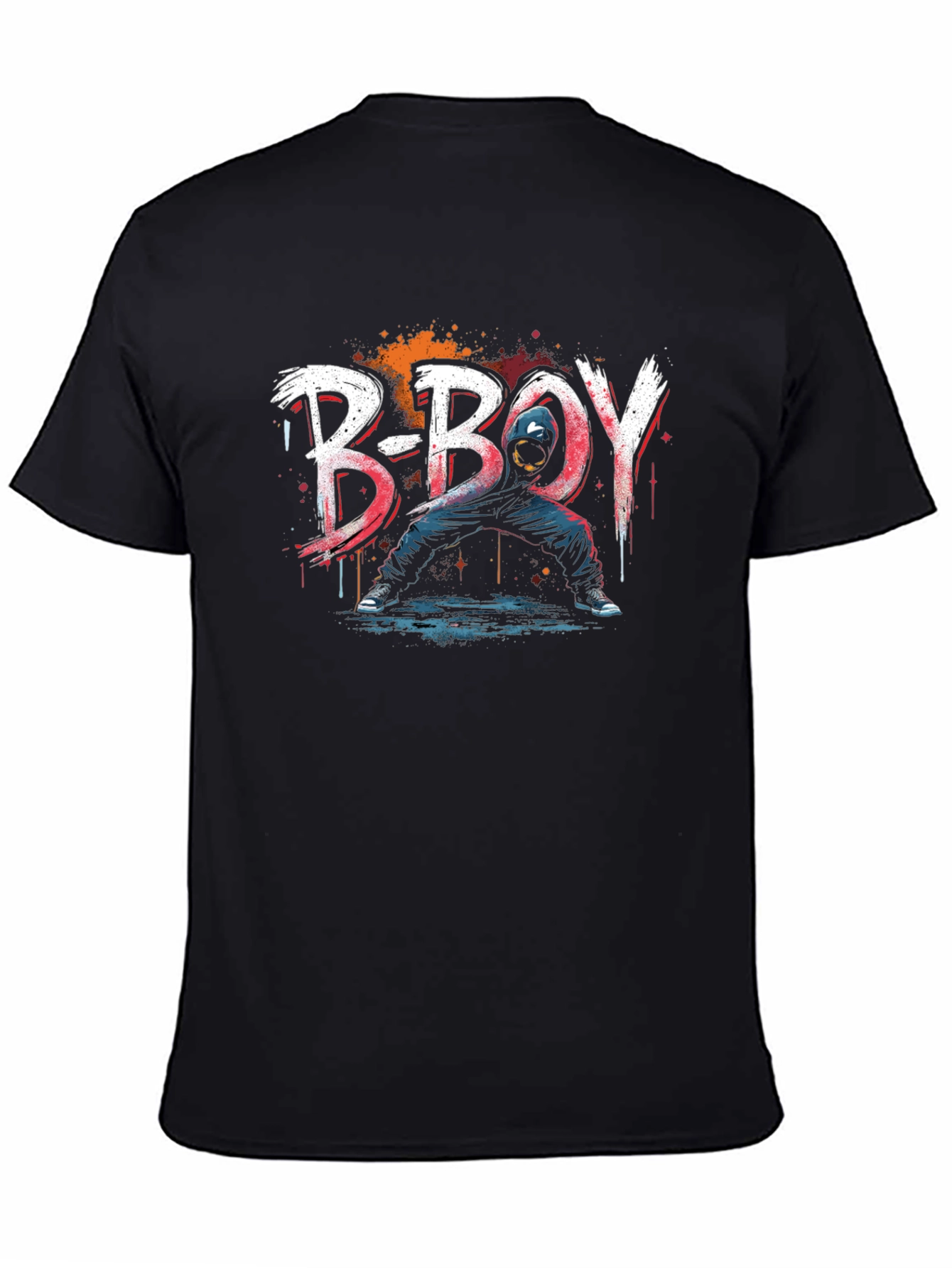 B-Boy Graphic Print Tee - Urban Style