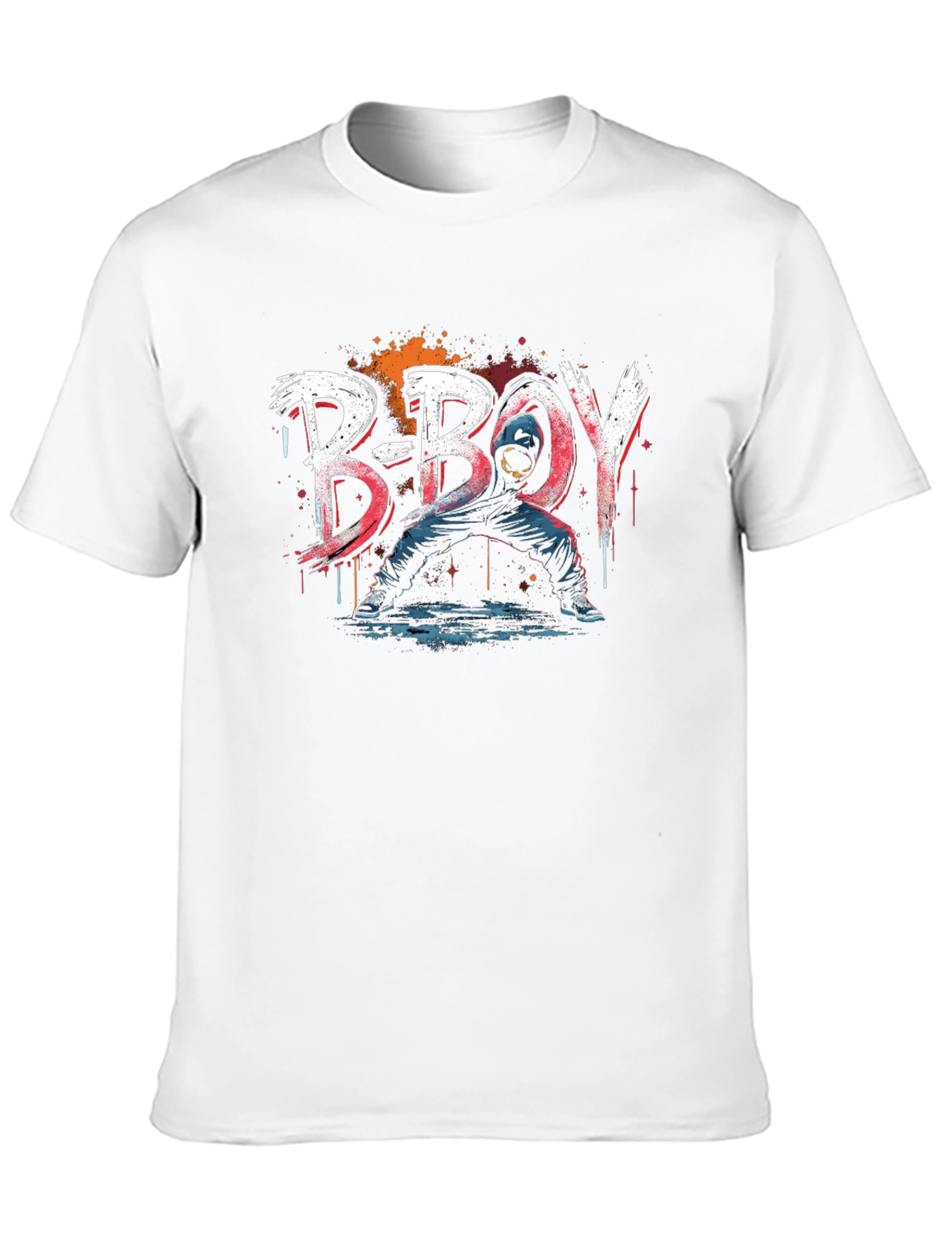 B-Boy Graphic Print Tee - Urban Style
