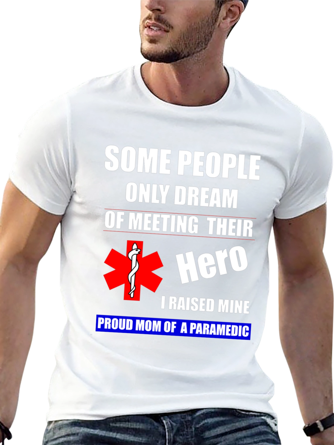 Proud Paramedic Mom Graphic T-Shirt