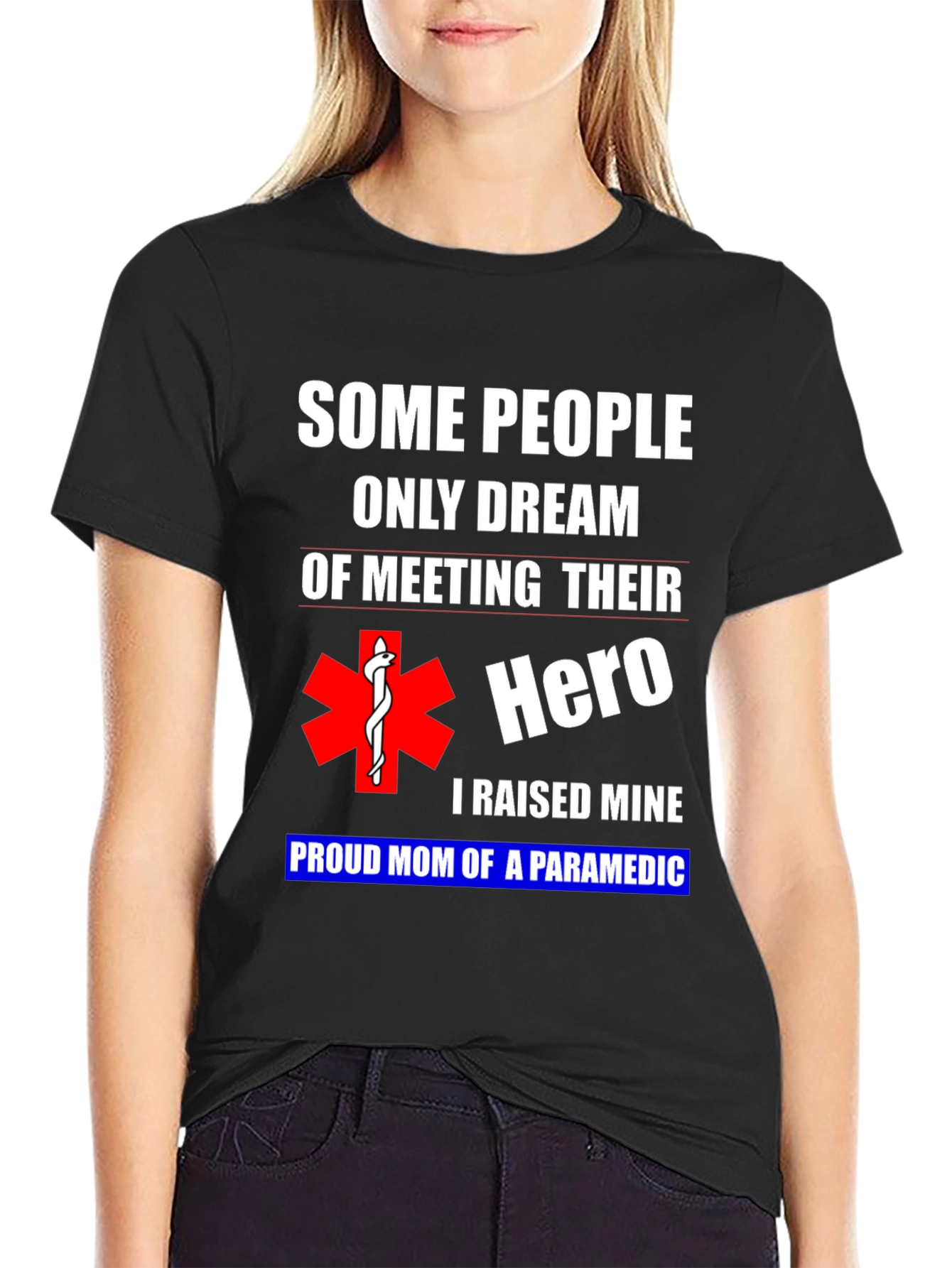 Proud Paramedic Mom Graphic T-Shirt