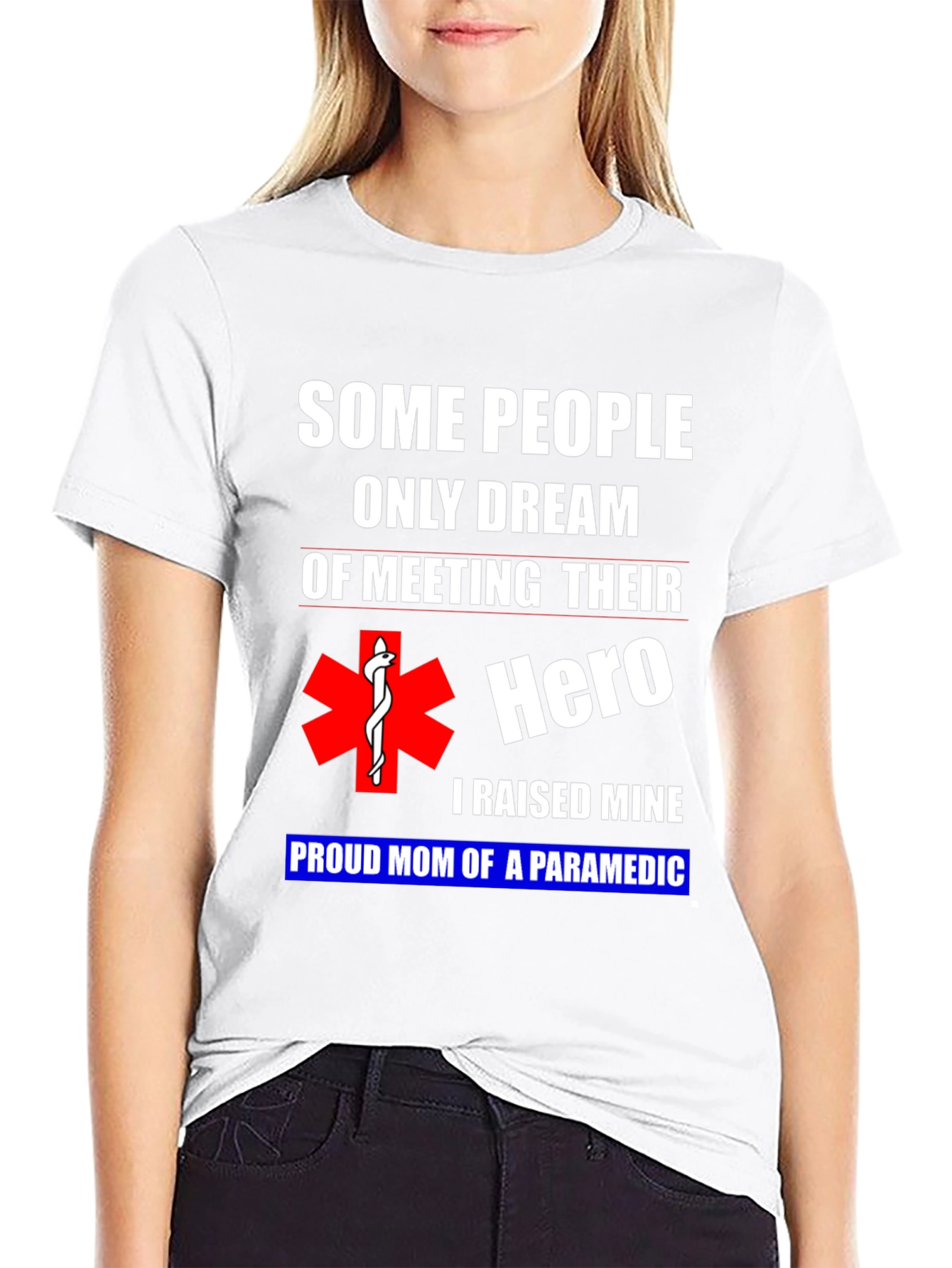 Proud Paramedic Mom Graphic T-Shirt