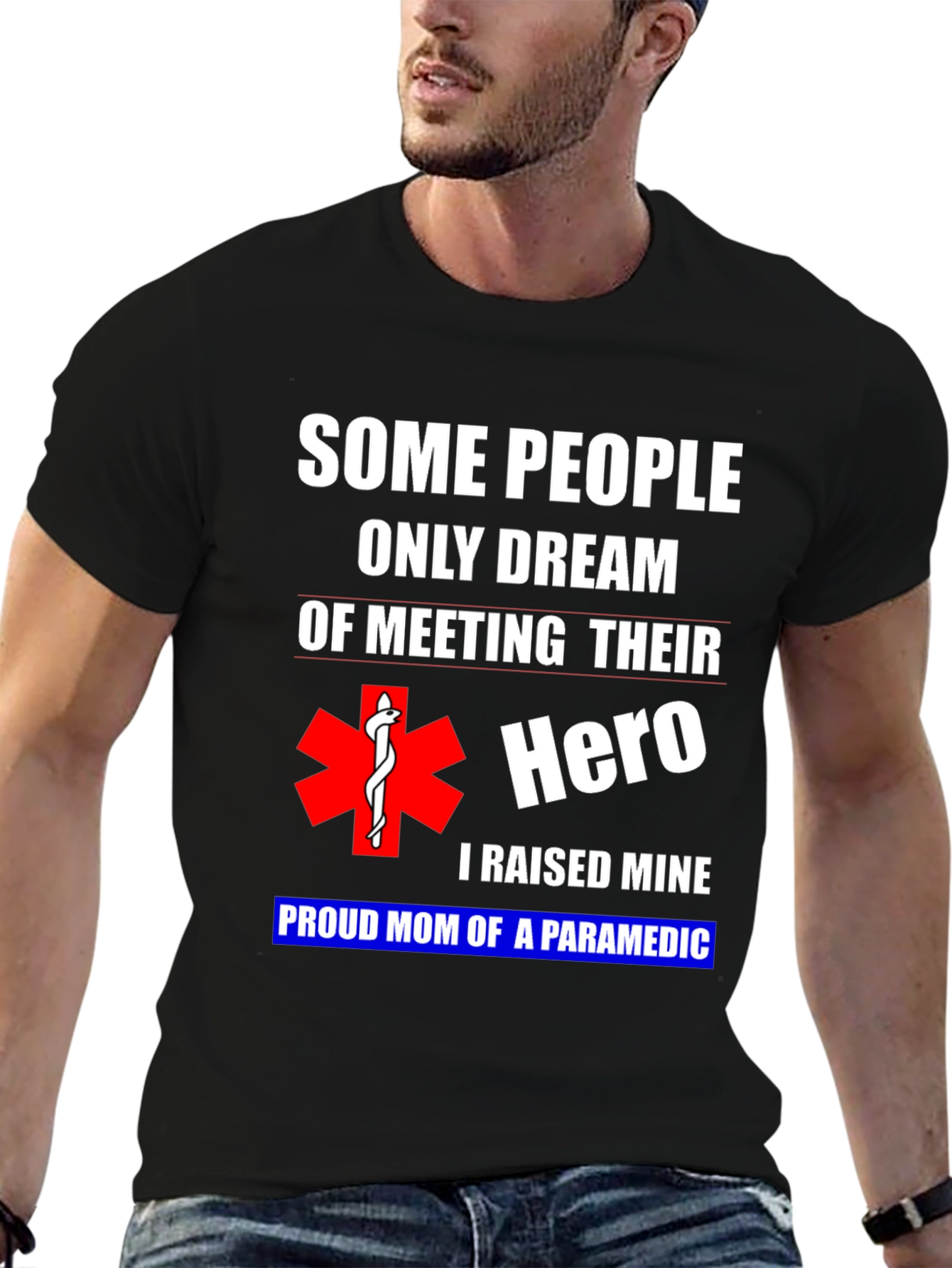 Proud Paramedic Mom Graphic T-Shirt
