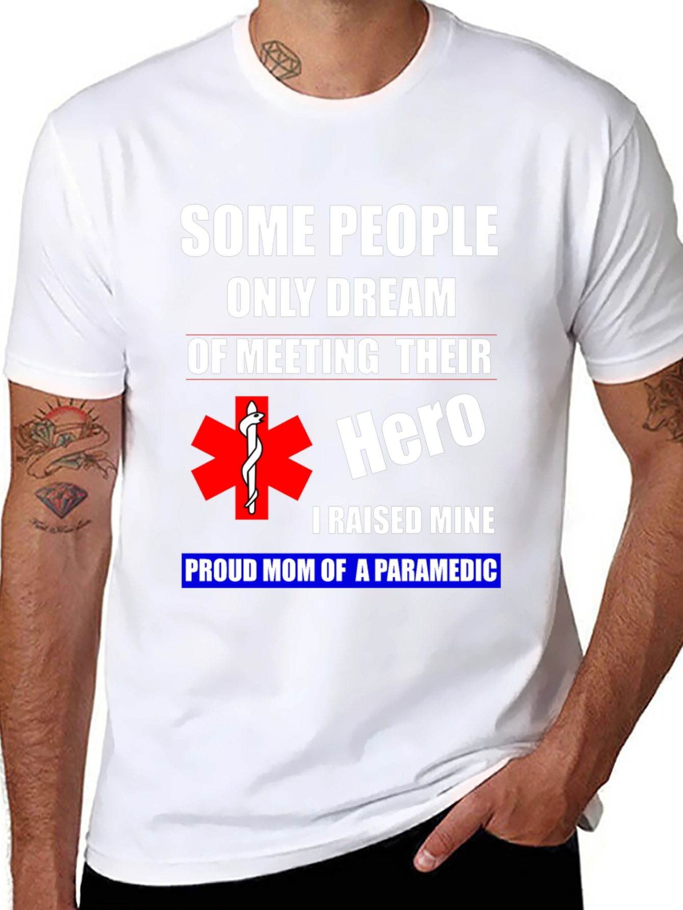 Proud Paramedic Mom Graphic T-Shirt