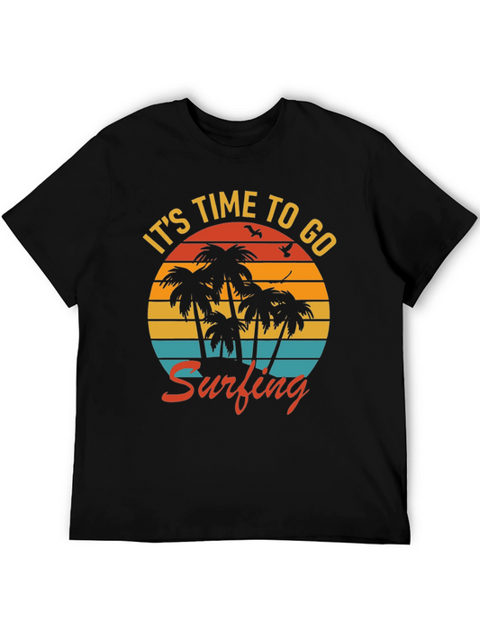 Its Time to Go Surfing Graphic Tee