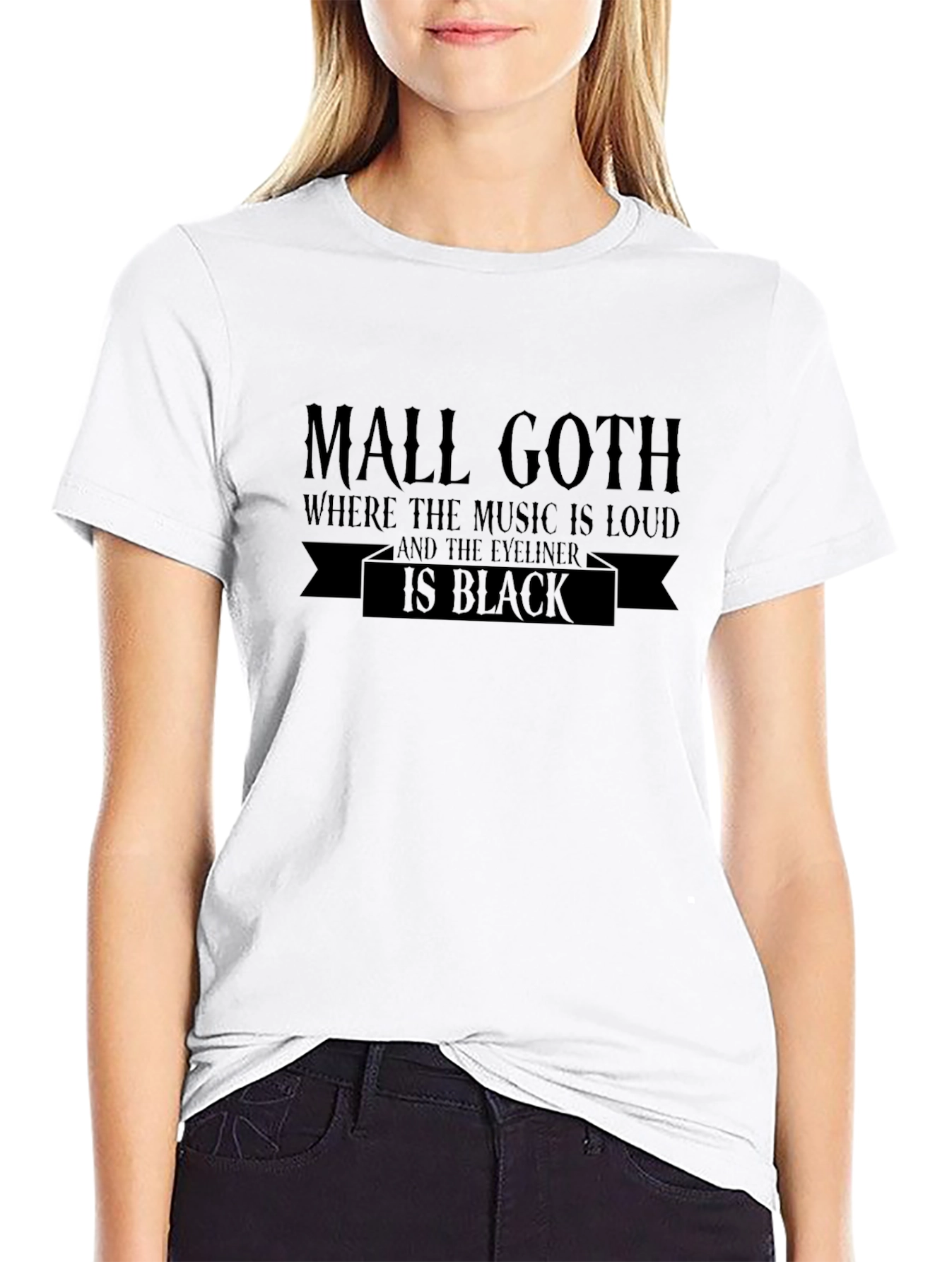 Mall Goth Music T-Shirt - Black