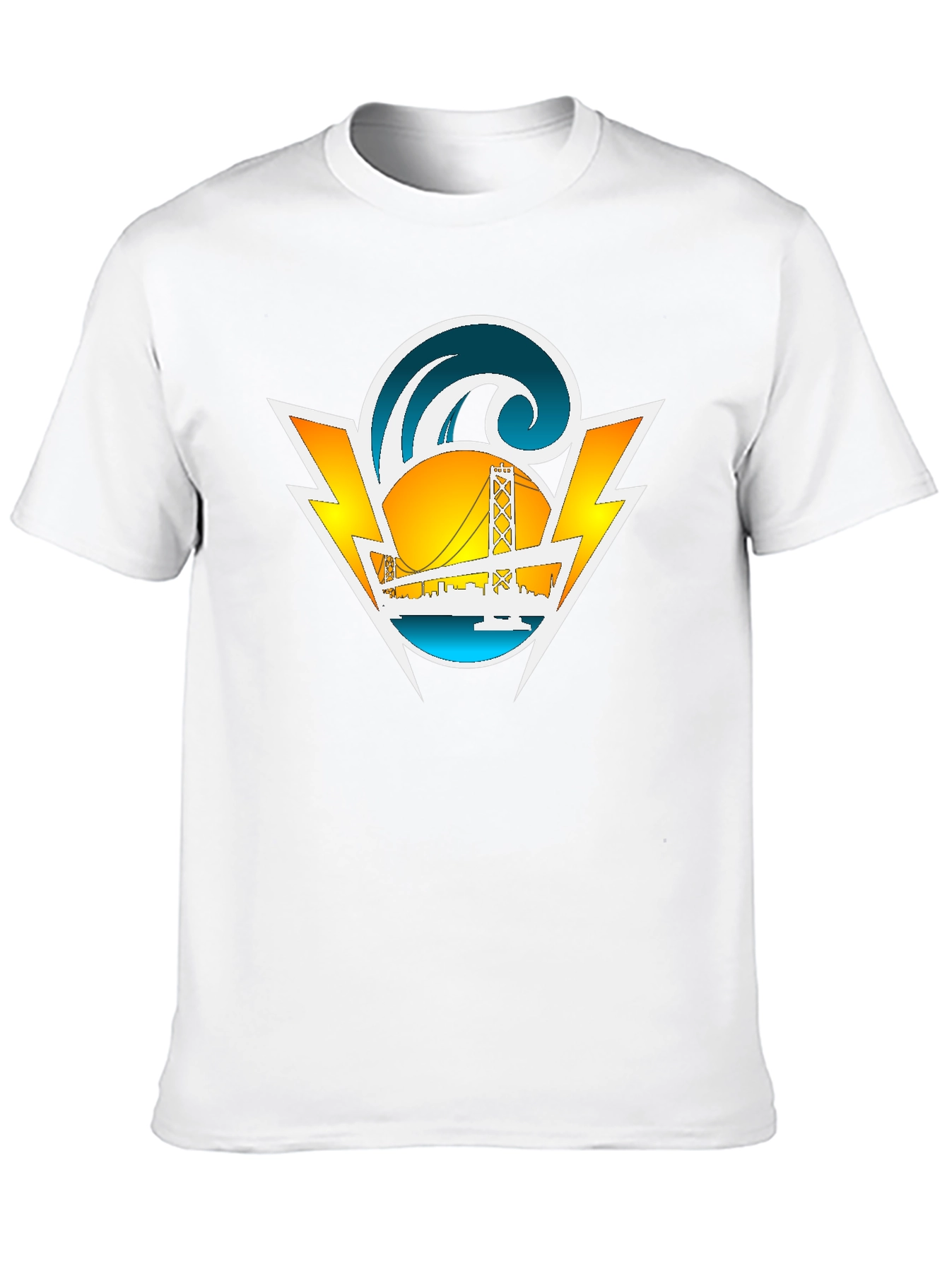 San Francisco Graphic Tee - Black Cotton Blend