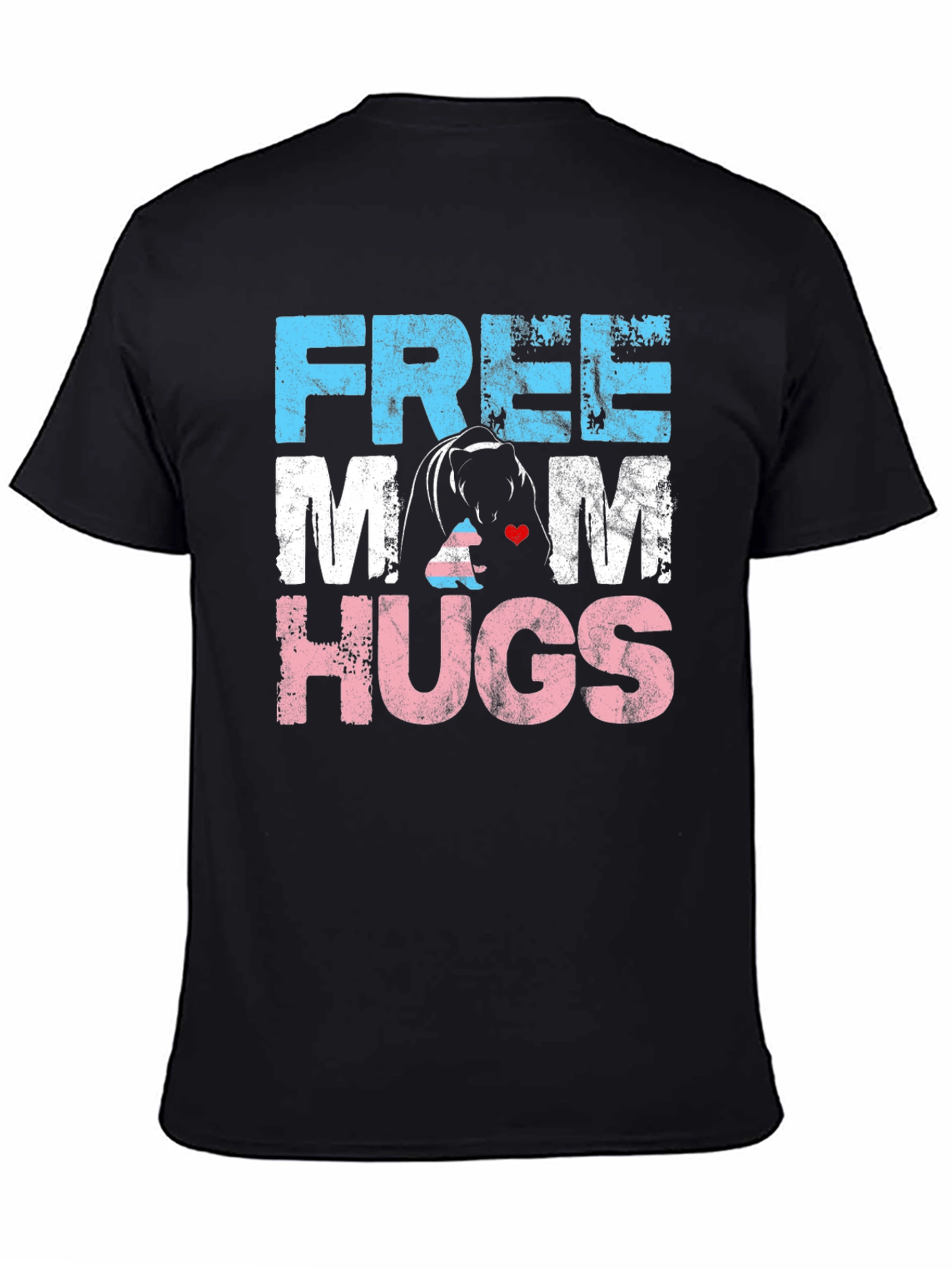 Free Mom Hugs T-Shirt - Bear Hug Graphic Tee