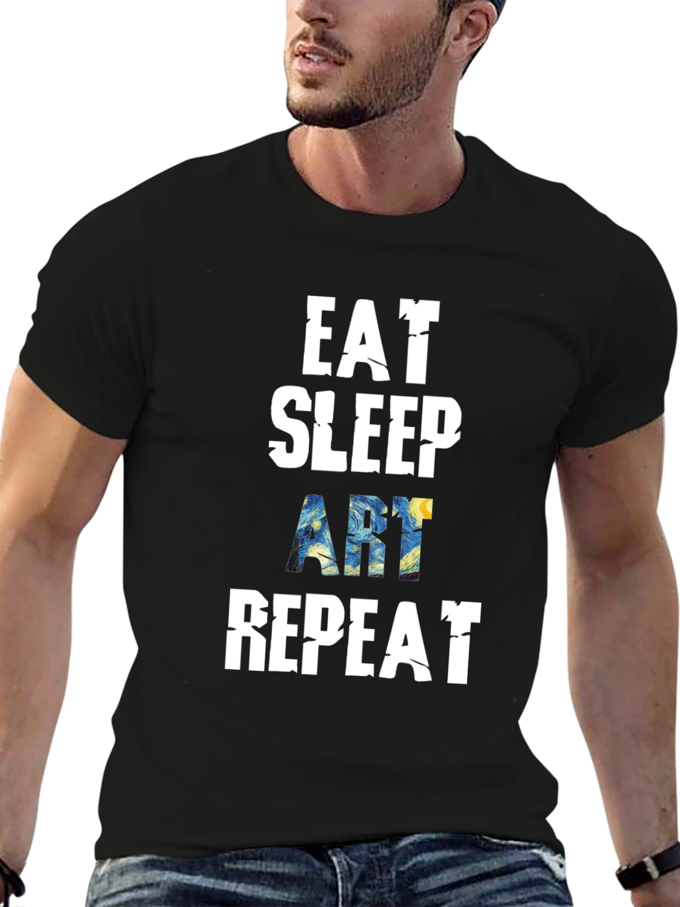 Eat Sleep Art Repeat T-Shirt