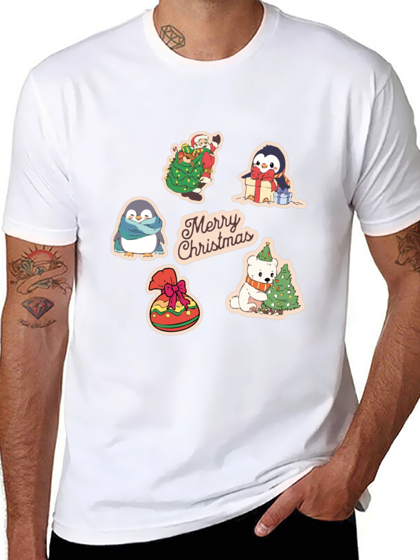 Festive Christmas Character T-Shirt
