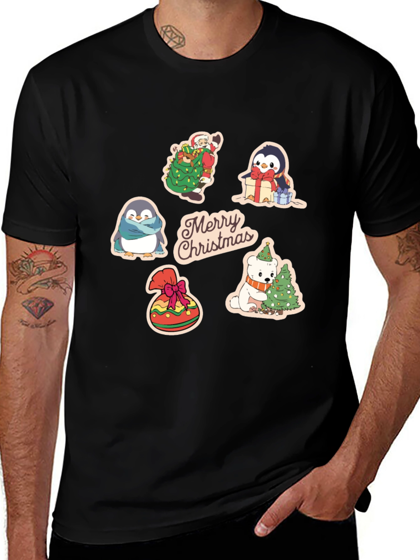 Festive Christmas Character T-Shirt