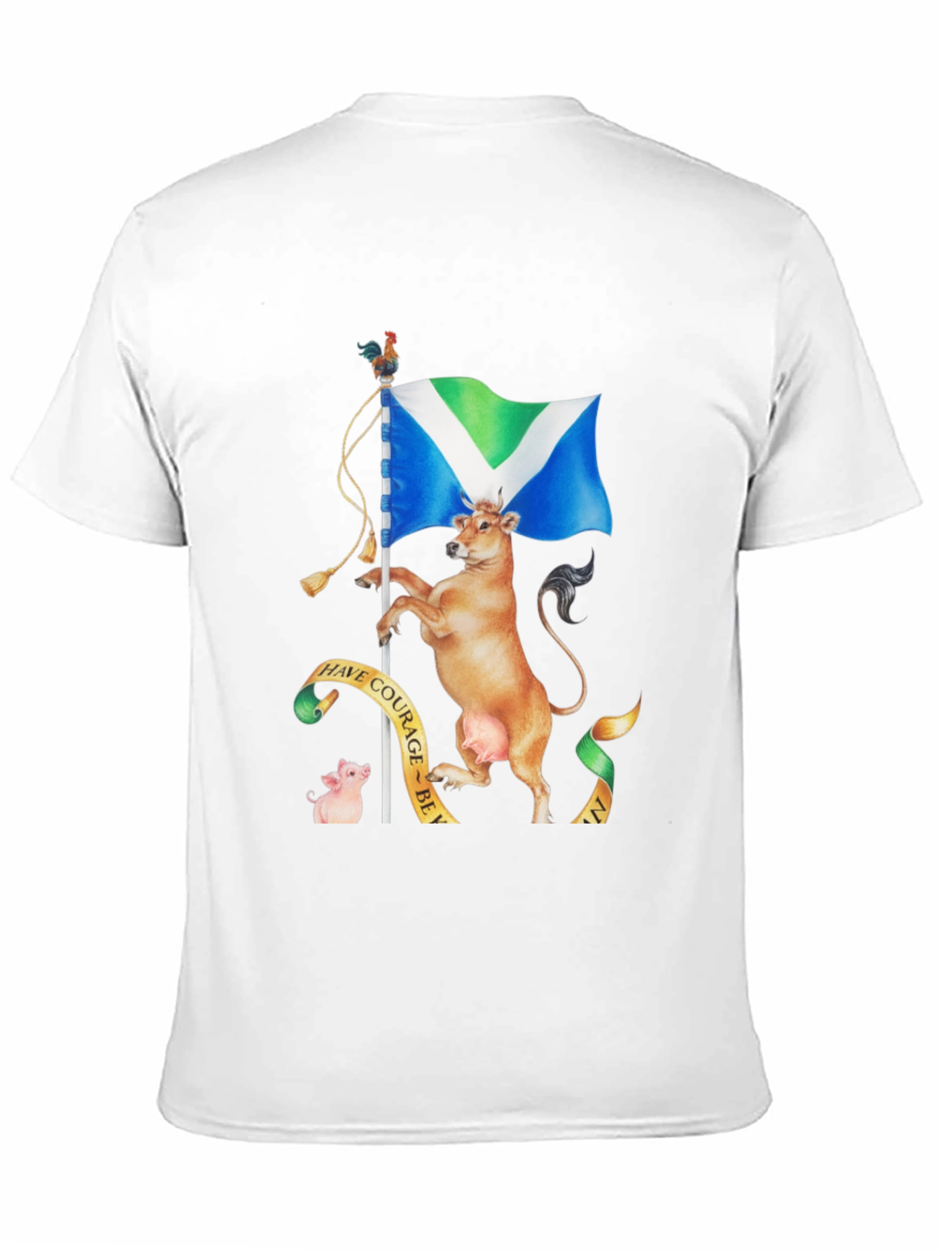 Vegan Cow T-Shirt: Have Courage!