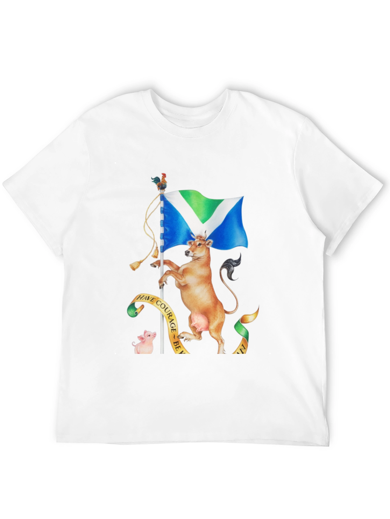 Vegan Cow T-Shirt: Have Courage!