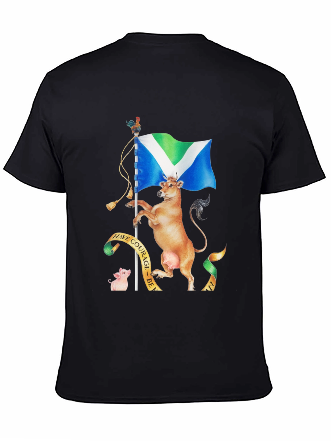 Vegan Cow T-Shirt: Have Courage!