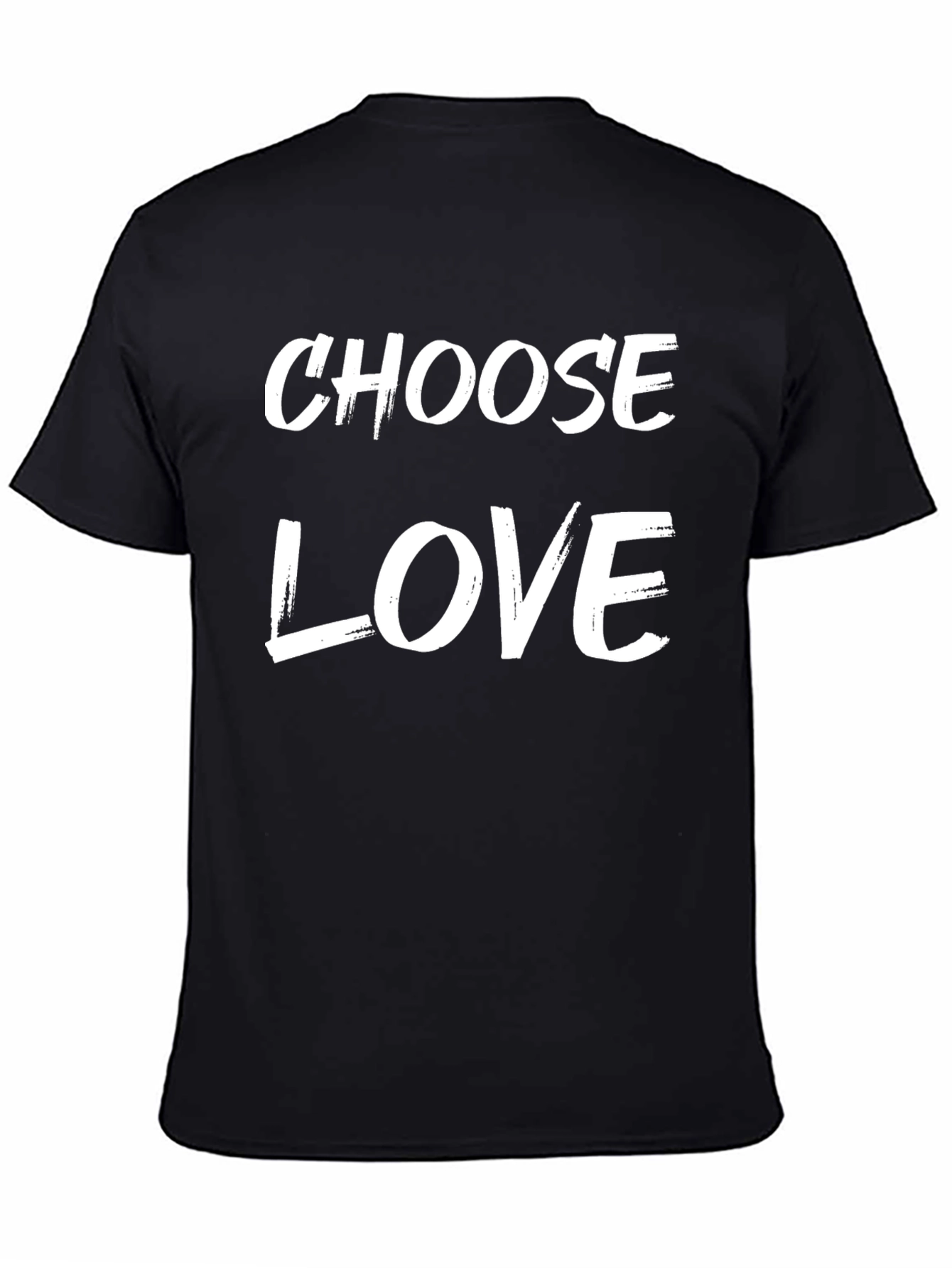 Choose Love Black Graphic Tee