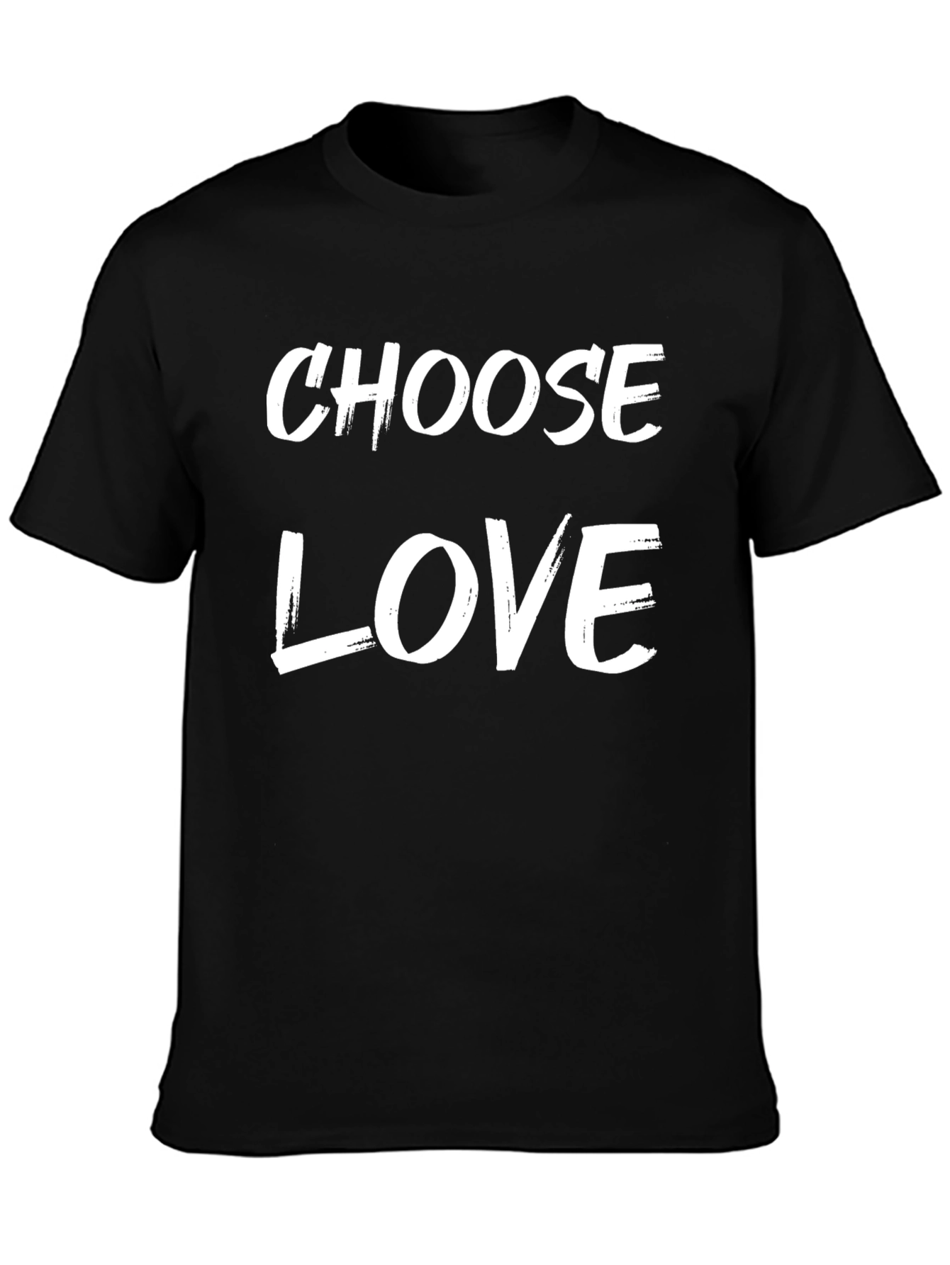 Choose Love Black Graphic Tee