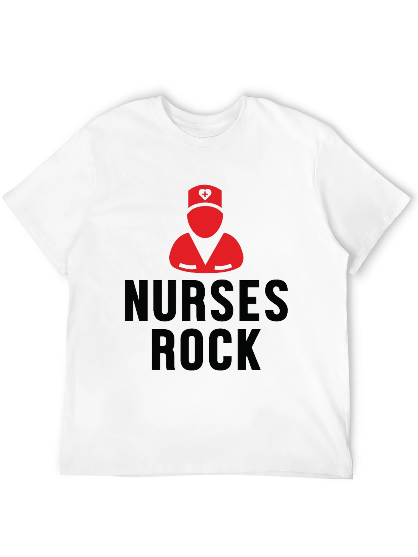 Nurses Rock Black T-Shirt