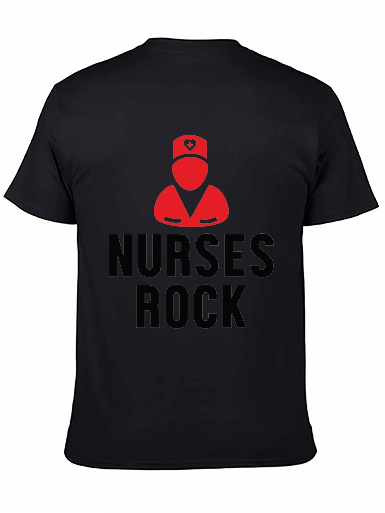 Nurses Rock Black T-Shirt