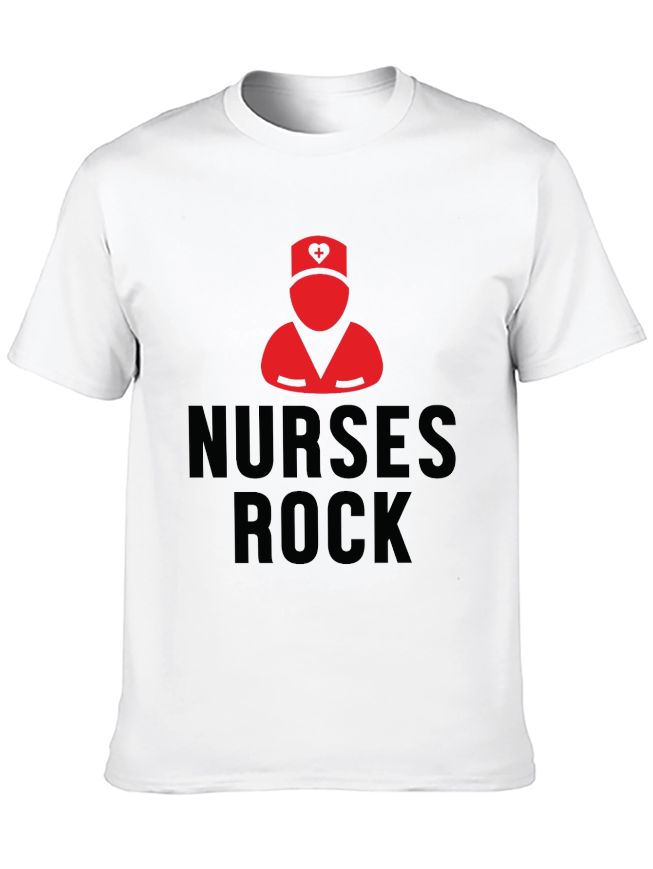 Nurses Rock Black T-Shirt