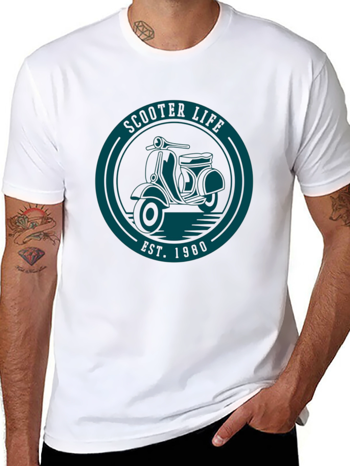 Scooter Life 1980 Retro Tee