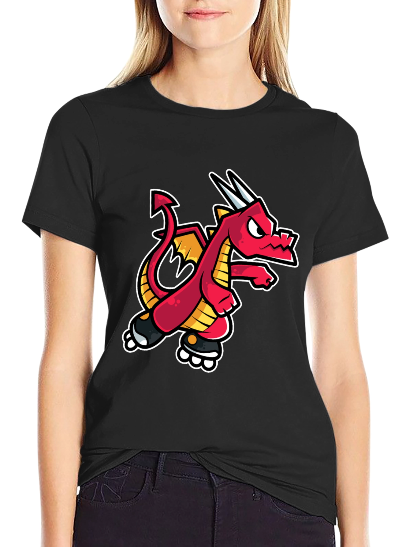 Dragon T-Shirt - Cartoon Style Graphic Tee